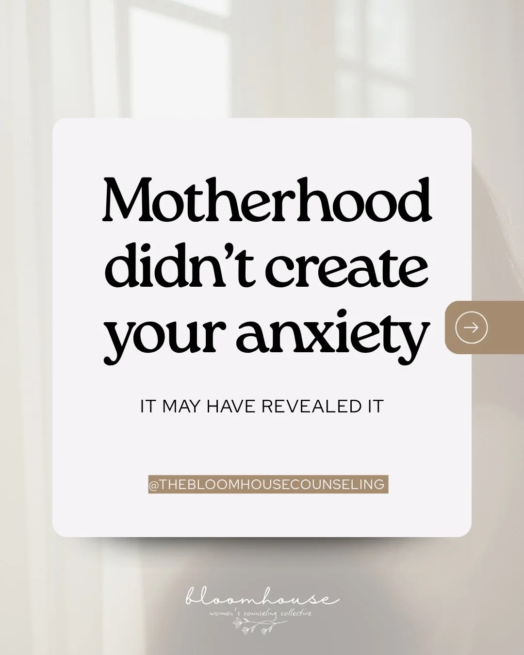 Have you ever caught yourself thinking&hellip;

&ldquo;Why am I suddenly so anxious now that I&rsquo;m a mom?&rdquo;

Here&rsquo;s something that might change the way you see yourself:

✨ Motherhood doesn&rsquo;t usually create anxiety&mdash;it often