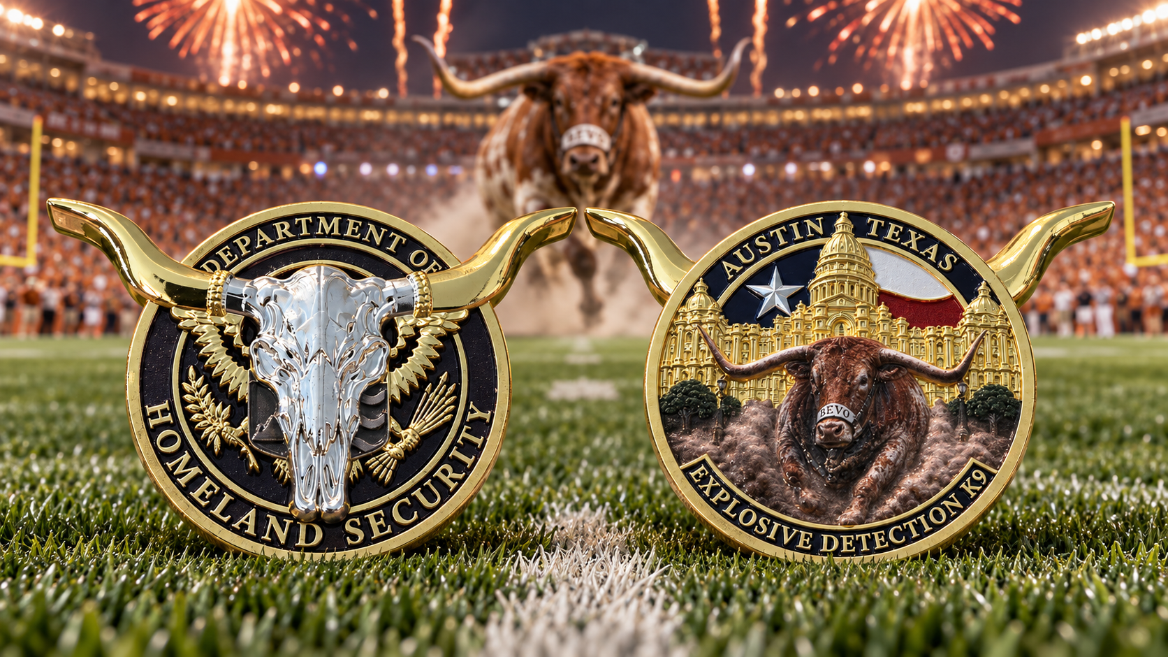 DHS K9 - Austin, Tx. Challenge Coin