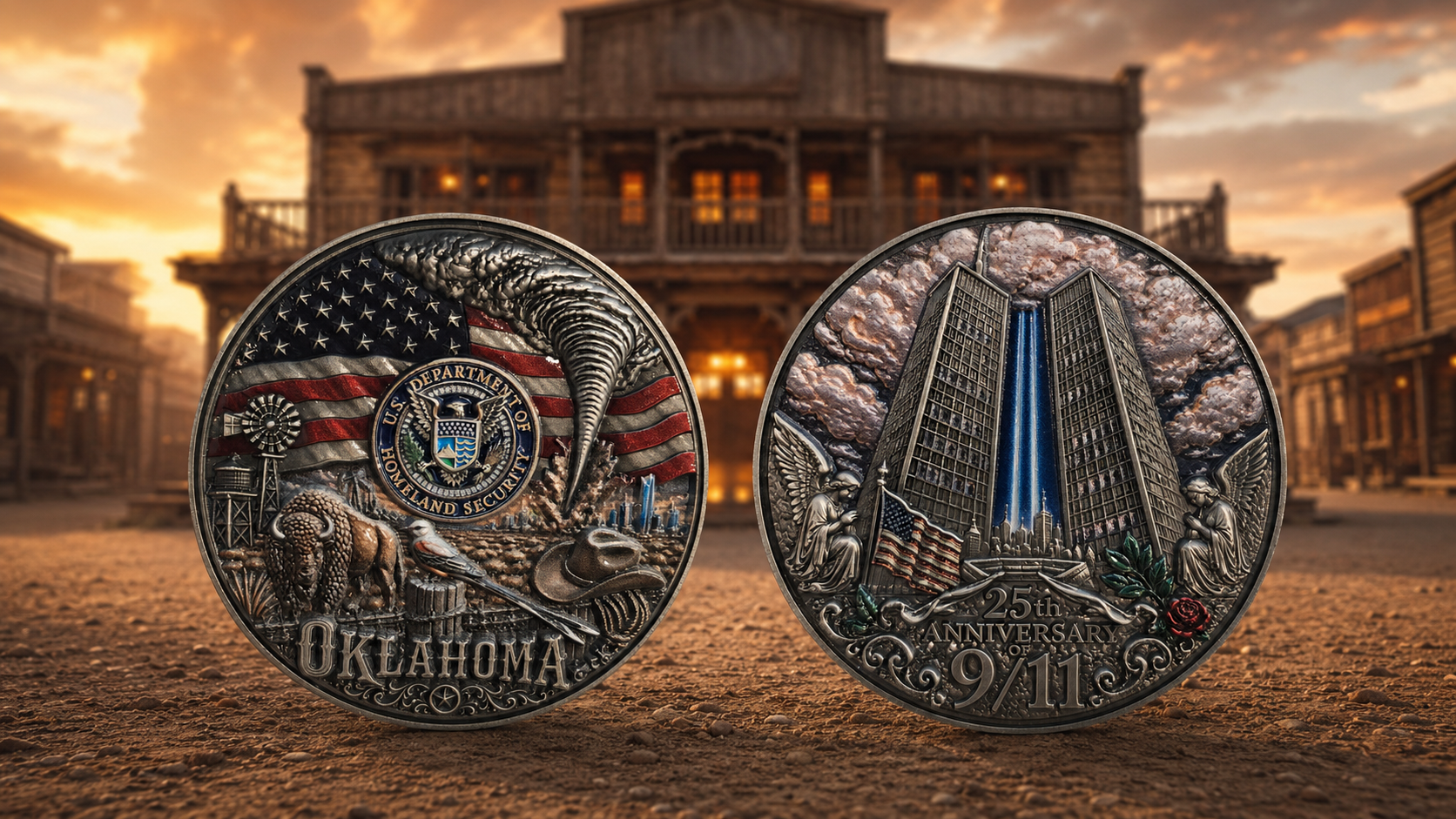 25th Anniversary of 9/11 - TSA Oklahoma Challenge Coin