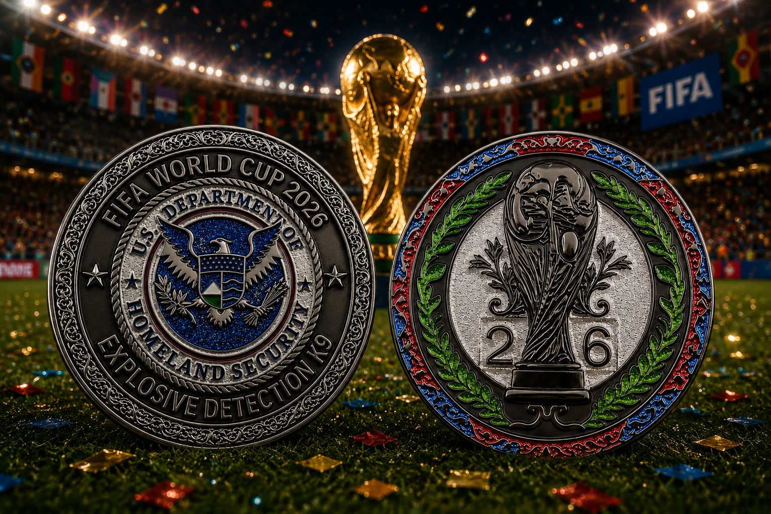 FIFA World Cup Coin - DHS K9