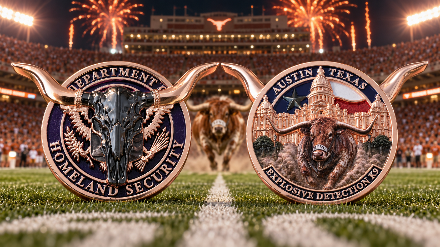 DHS K9 - Austin, Tx. Challenge Coin