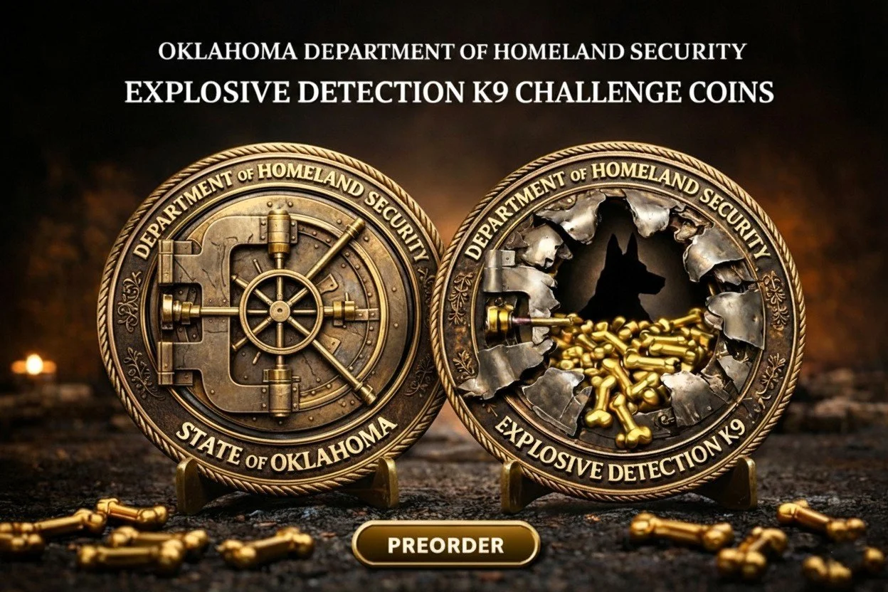 Oklahoma Vault Buster K9 - Challenge Coin