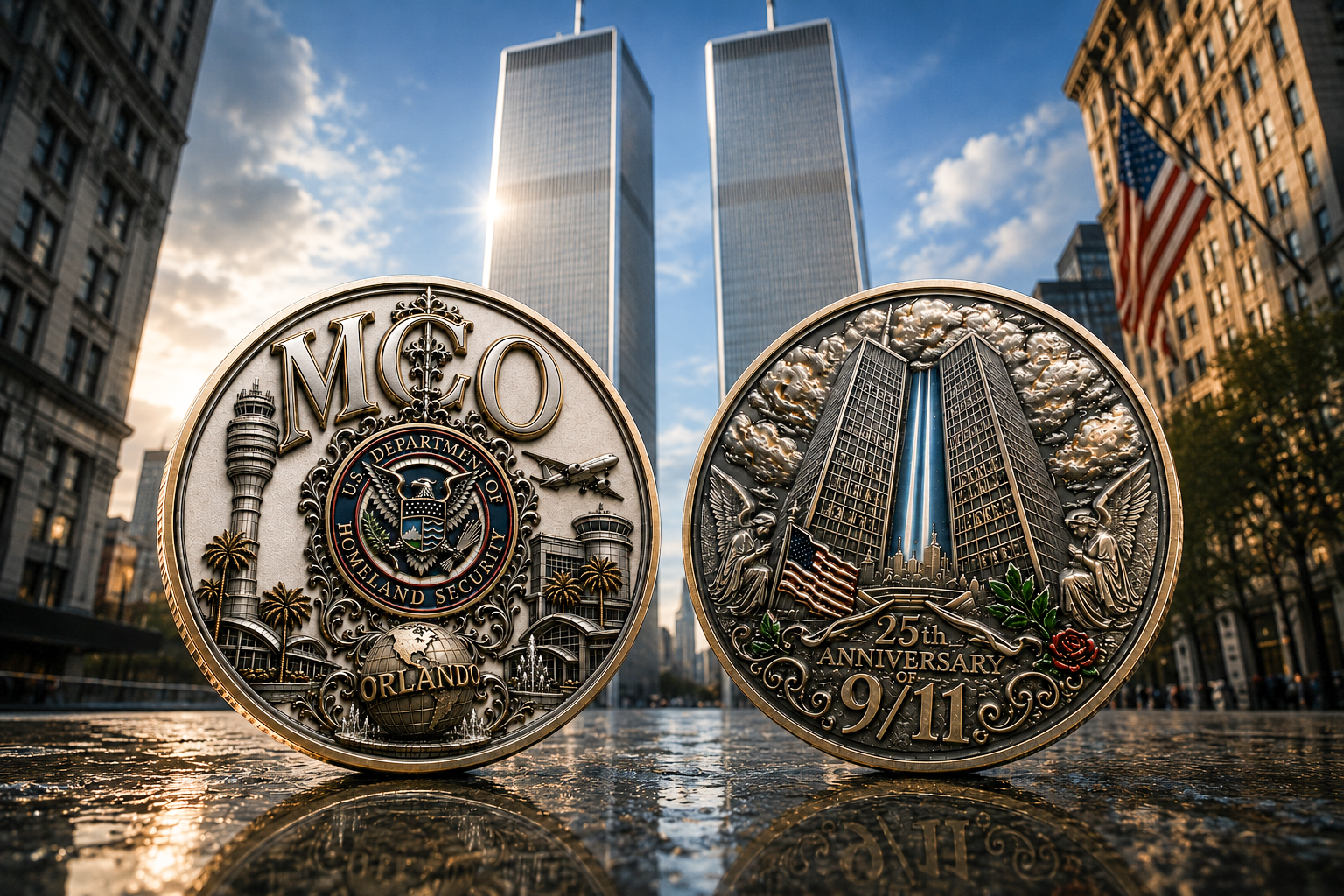 25th Anniversary of 9/11 - TSA MCO Challenge Coin