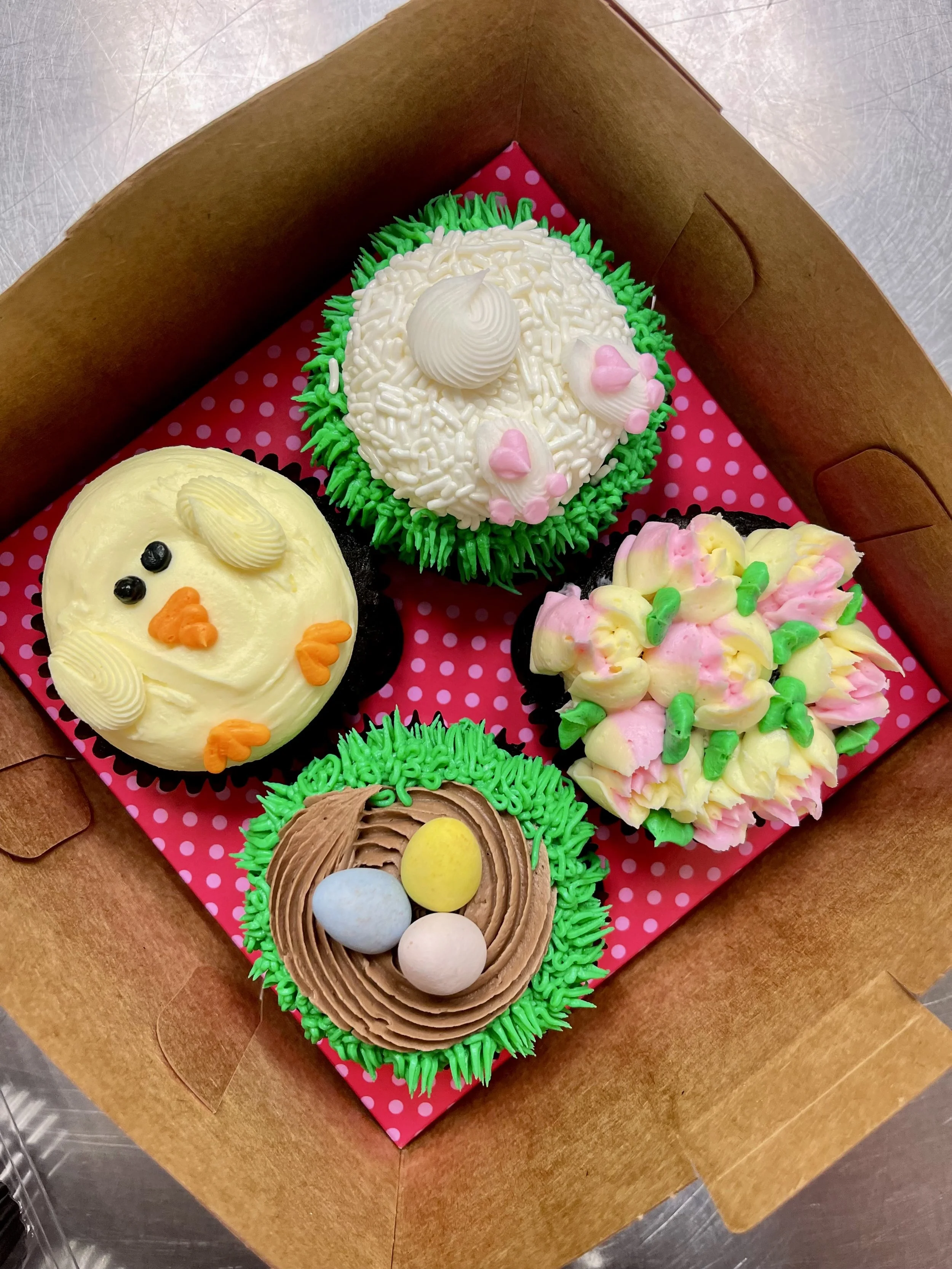 Jumbo Easter Cupcakes