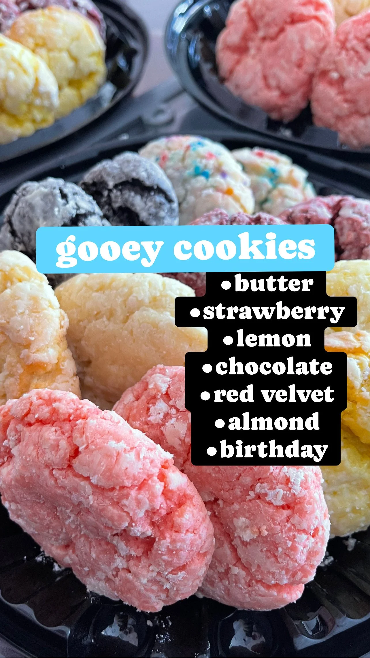 GOOEY COOKIES - available in the shop daily! 