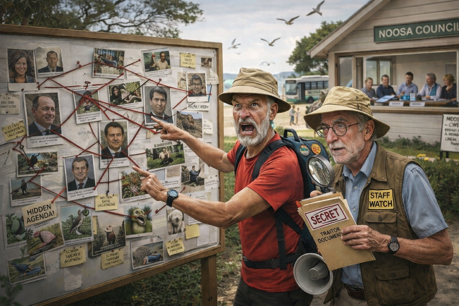 LOCAL SLEUTHS UNCOVER  SINISTER PLOT OF BASIC ADMIN LAW