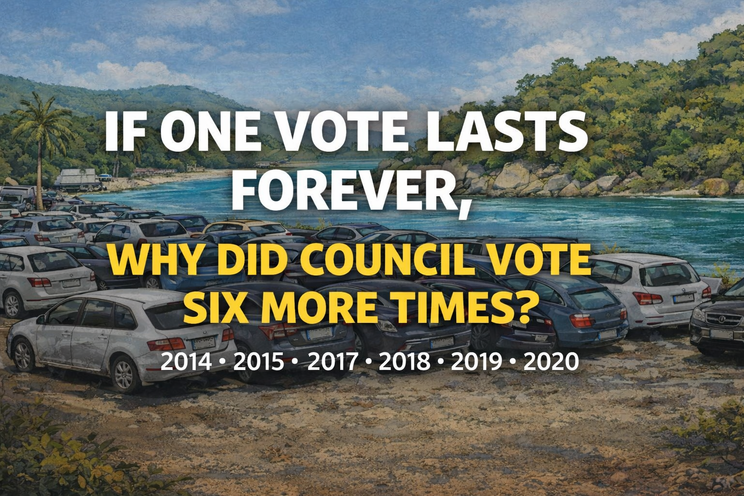 Noosa Council Discovers Time Stopped in 2014 - All Future Decisions Cancelled