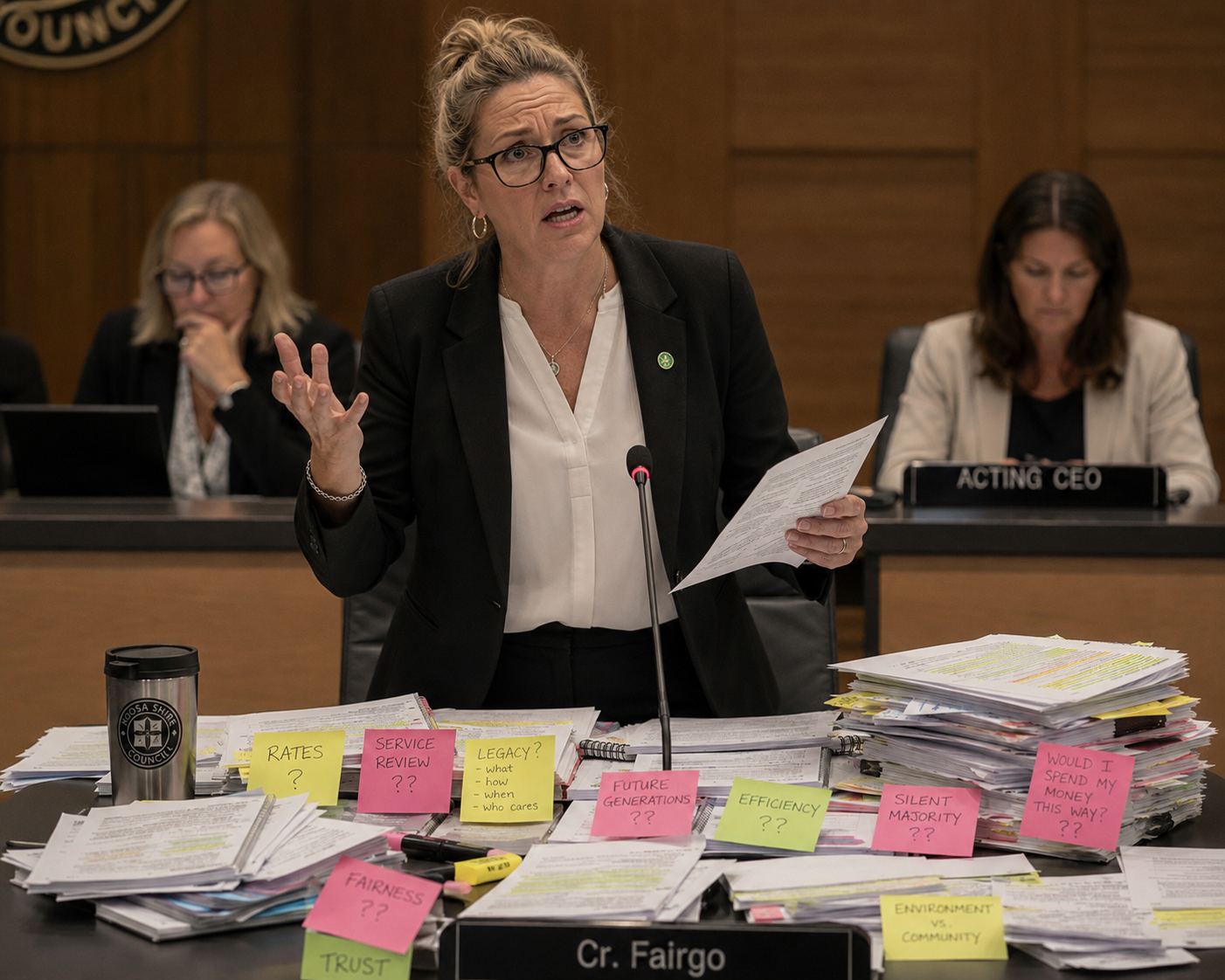 Councillor Makes Budget Vote Conditional On Future Discovery Of Whatever It Is She Thinks Is Wrong