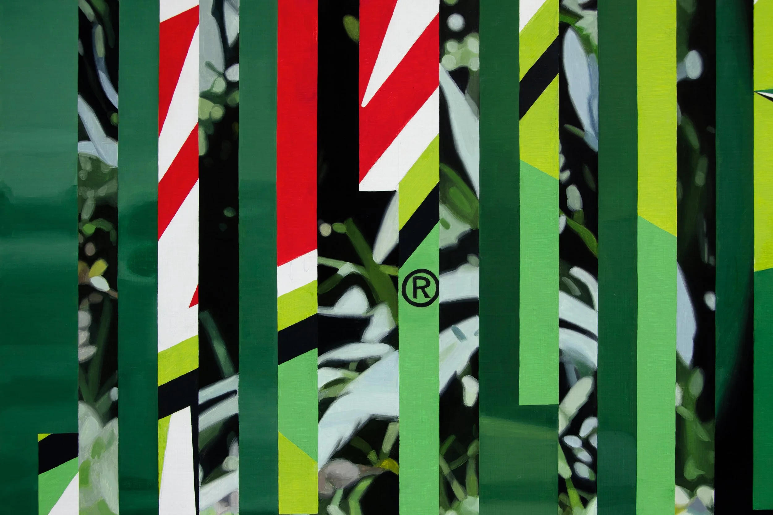 Ya-Hooo! (Detail), Oil on canvas, 38 in. x 48 in., 2022