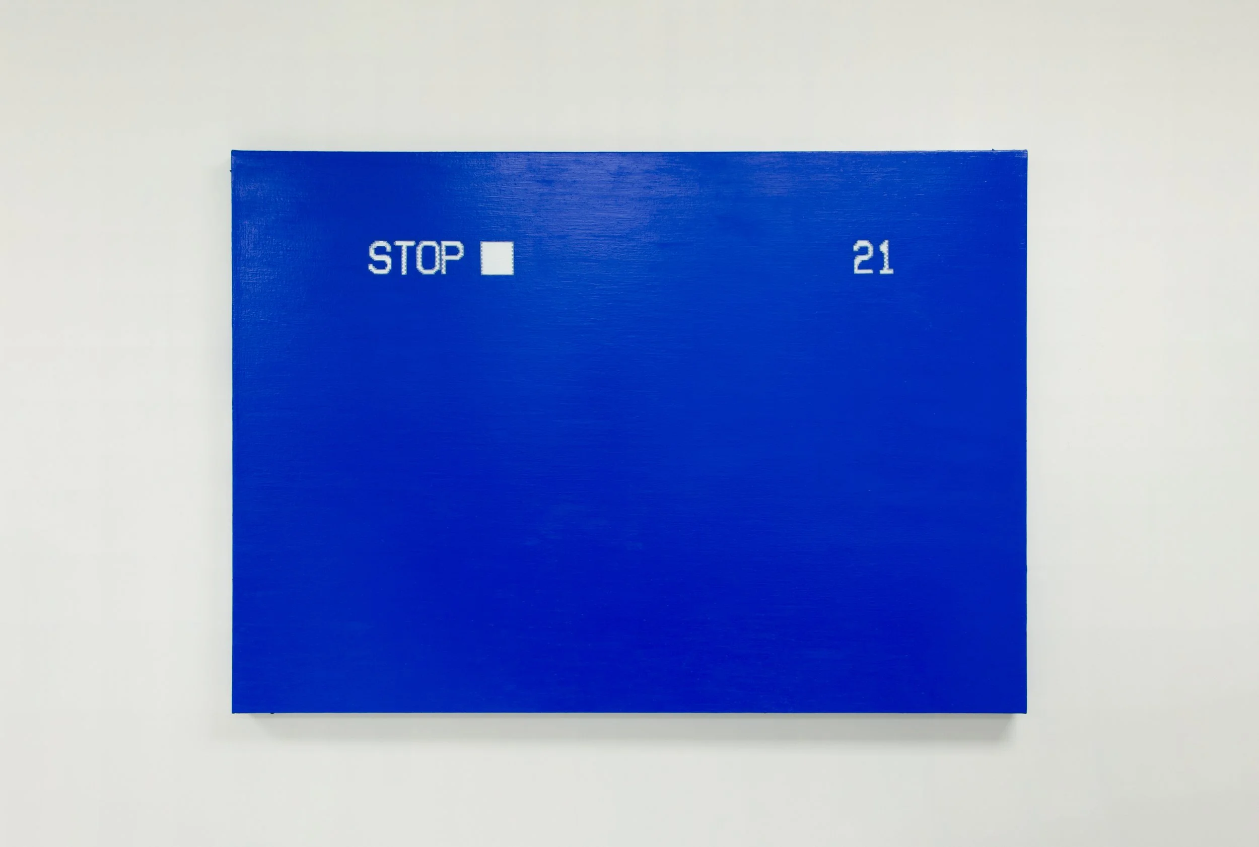 Stop, Oil on canvas, 34 in. x 48 in., 2021