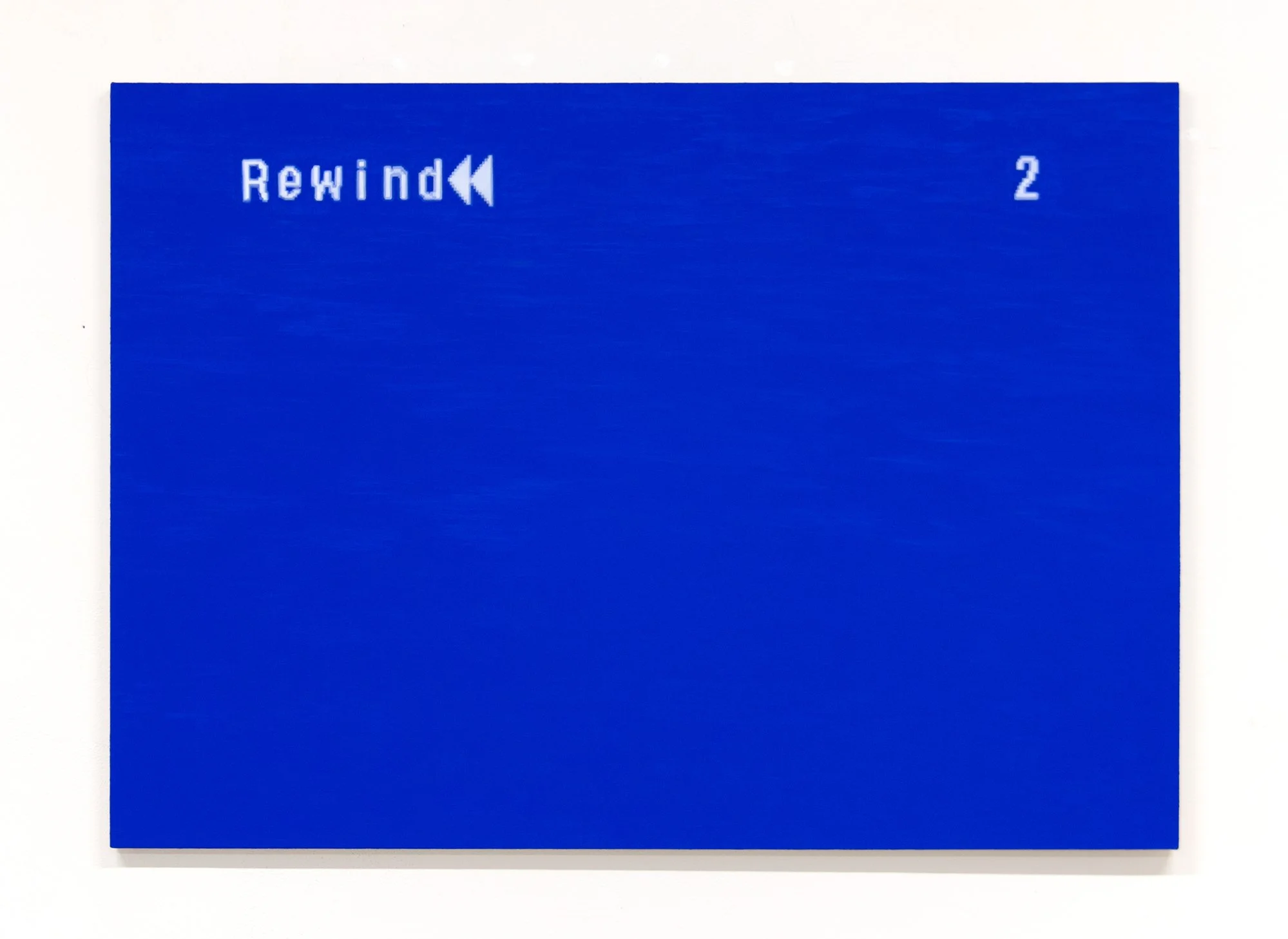 Rewind, Oil on canvas, 34 in. x 48 in., 2019