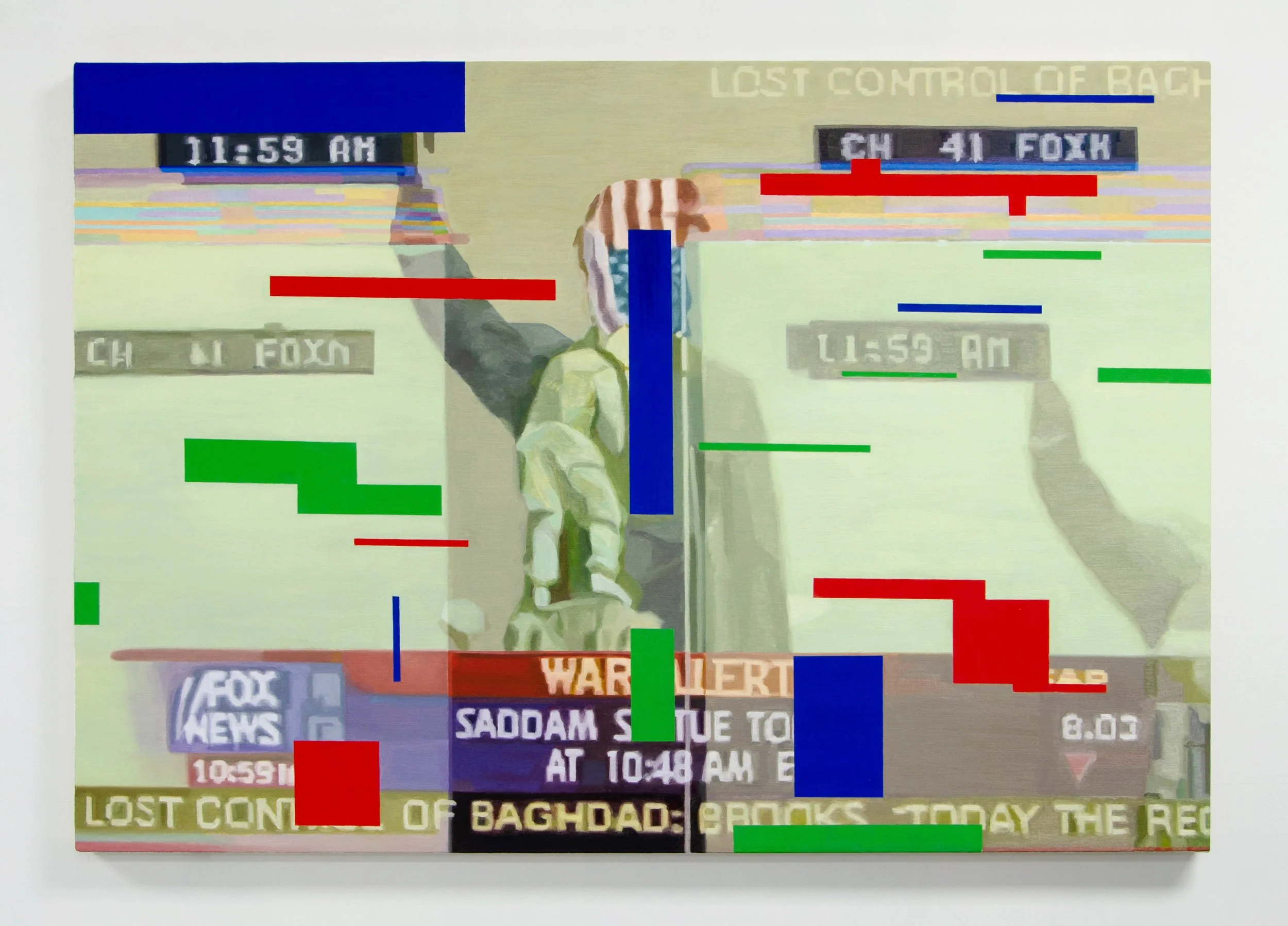 Lost Control, Oil on canvas, 28 in. x 40 in., 2022