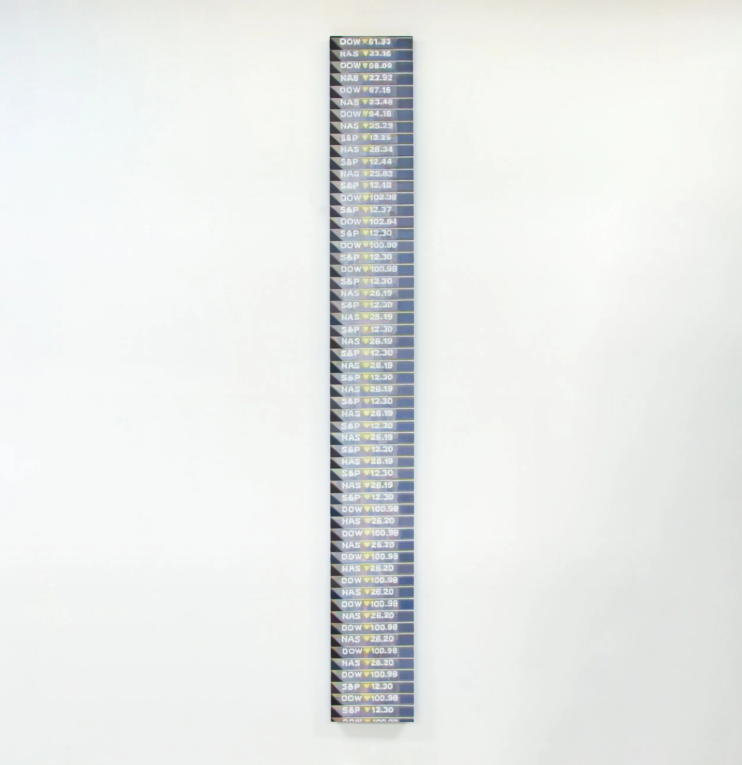 Loading..., Oil on Canvas, 10 in. x 84 in., 2021