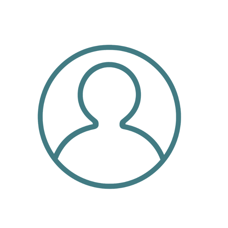 Person icon representing clarity and self-discovery.