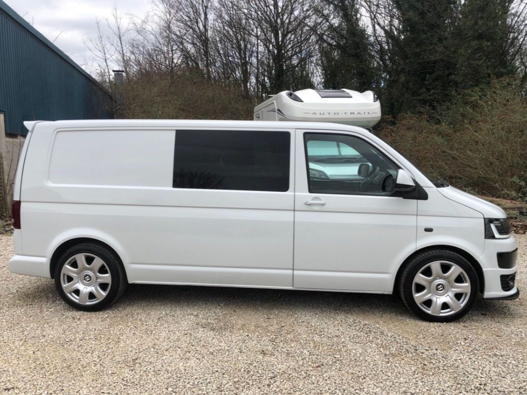 Side of the finished van