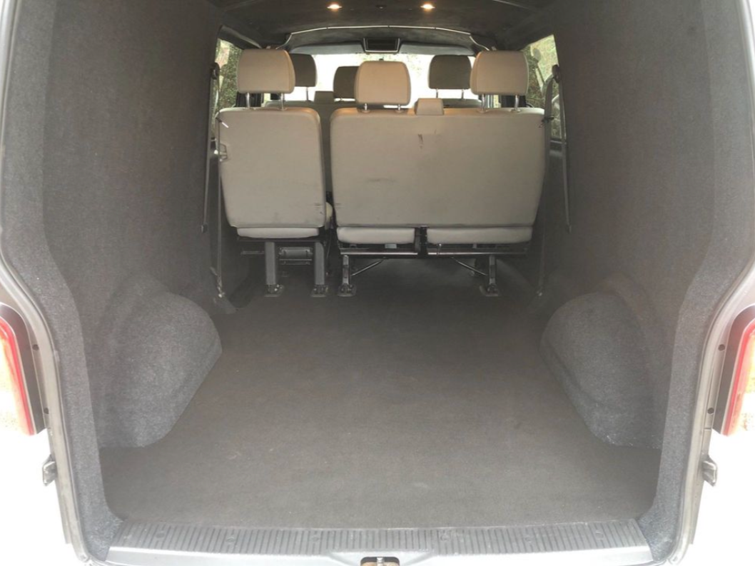 Rear of the finished van