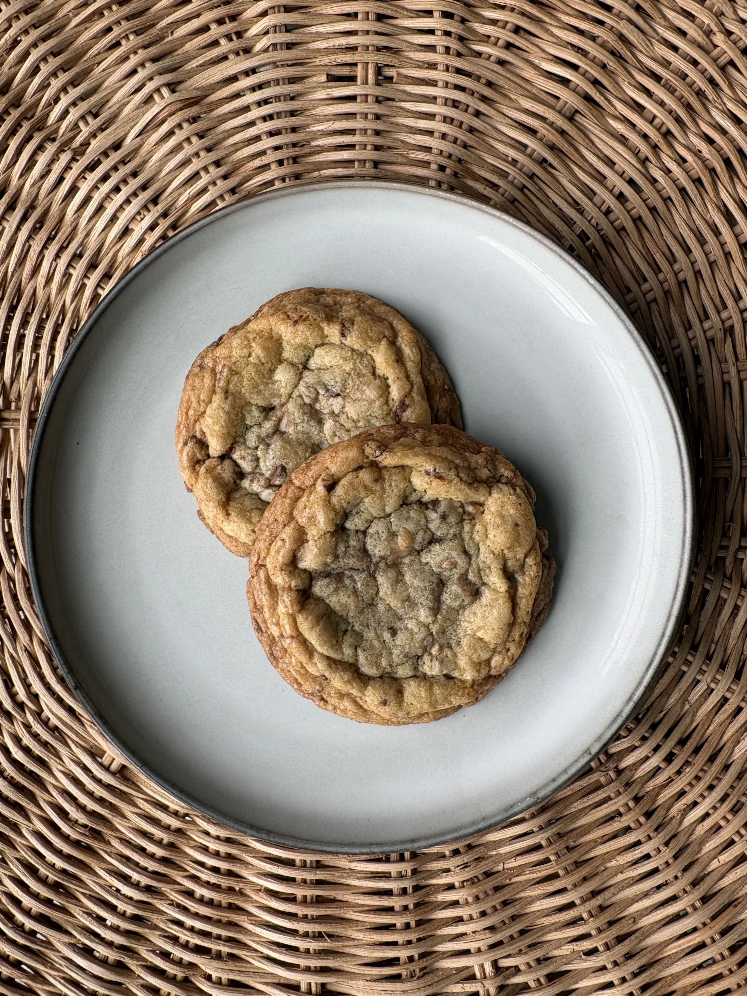 Browned Butter Toffee Chip Cookies