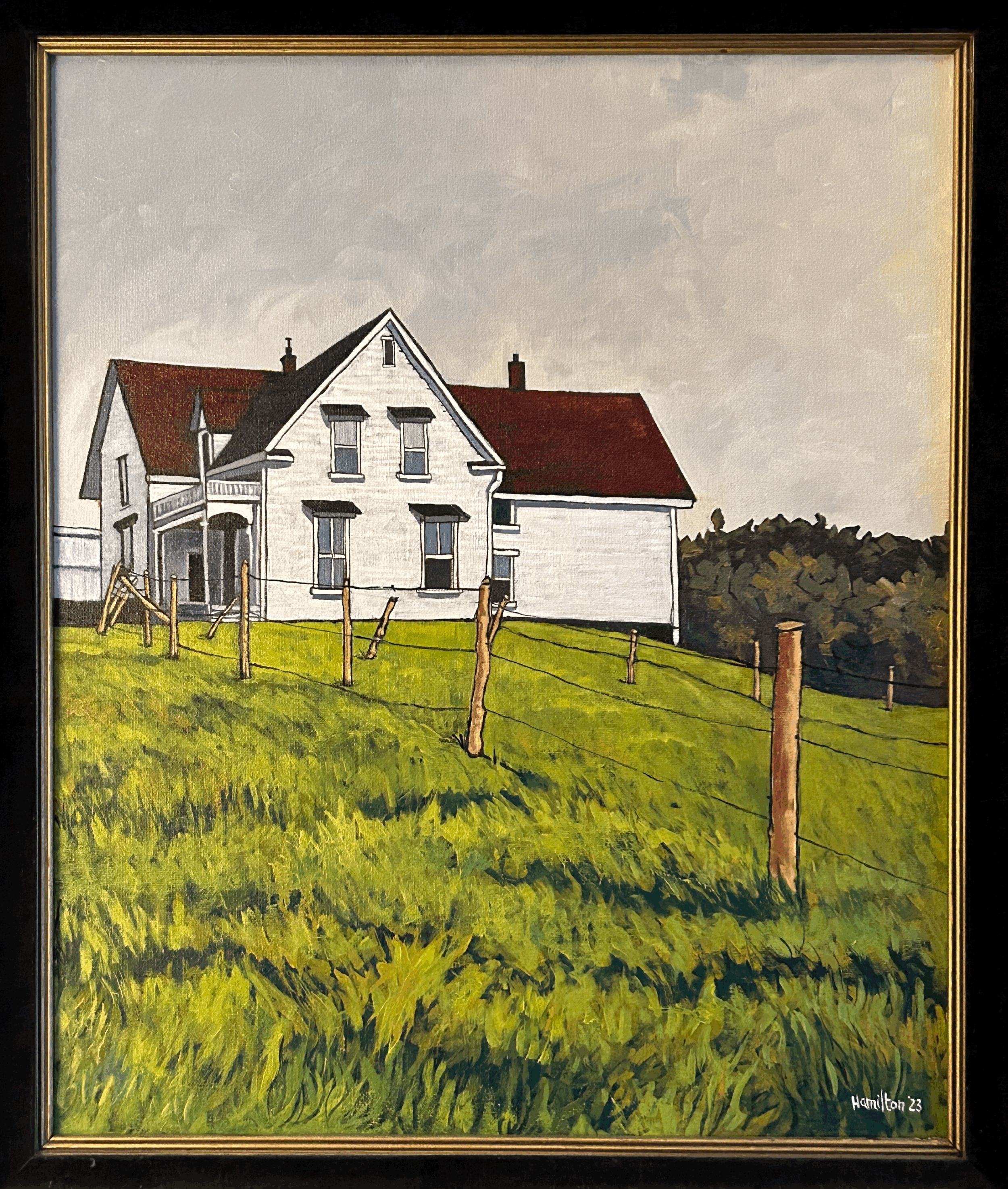 Hillsborough House, 18" x 24"