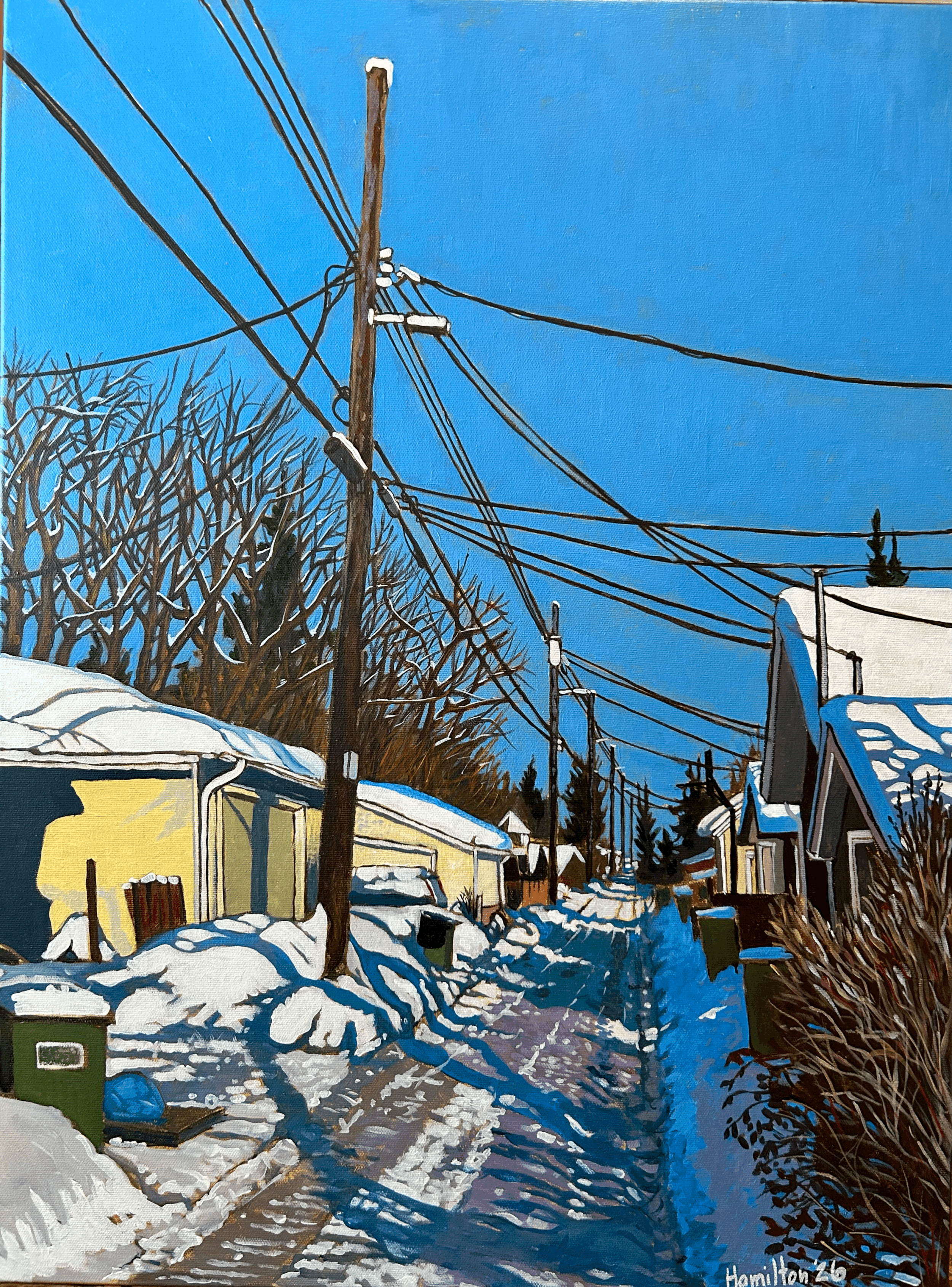 Westmount Lane, 18" x 24"