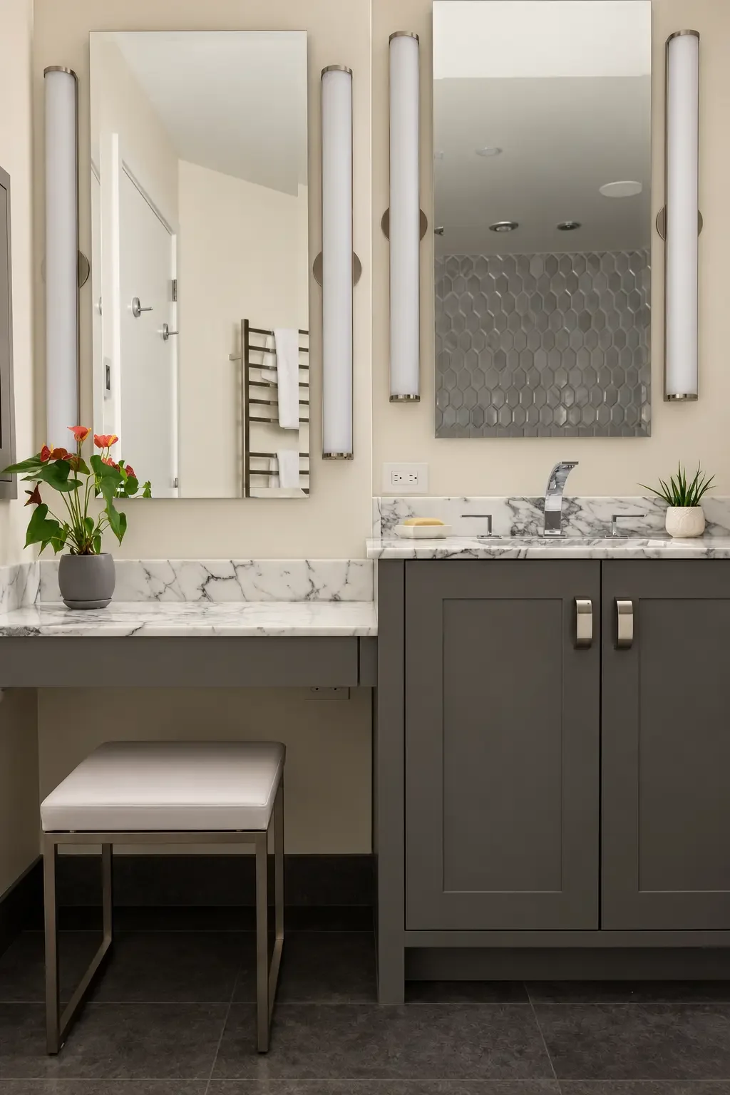 Modern Vanity with Unlit Sconces.webp