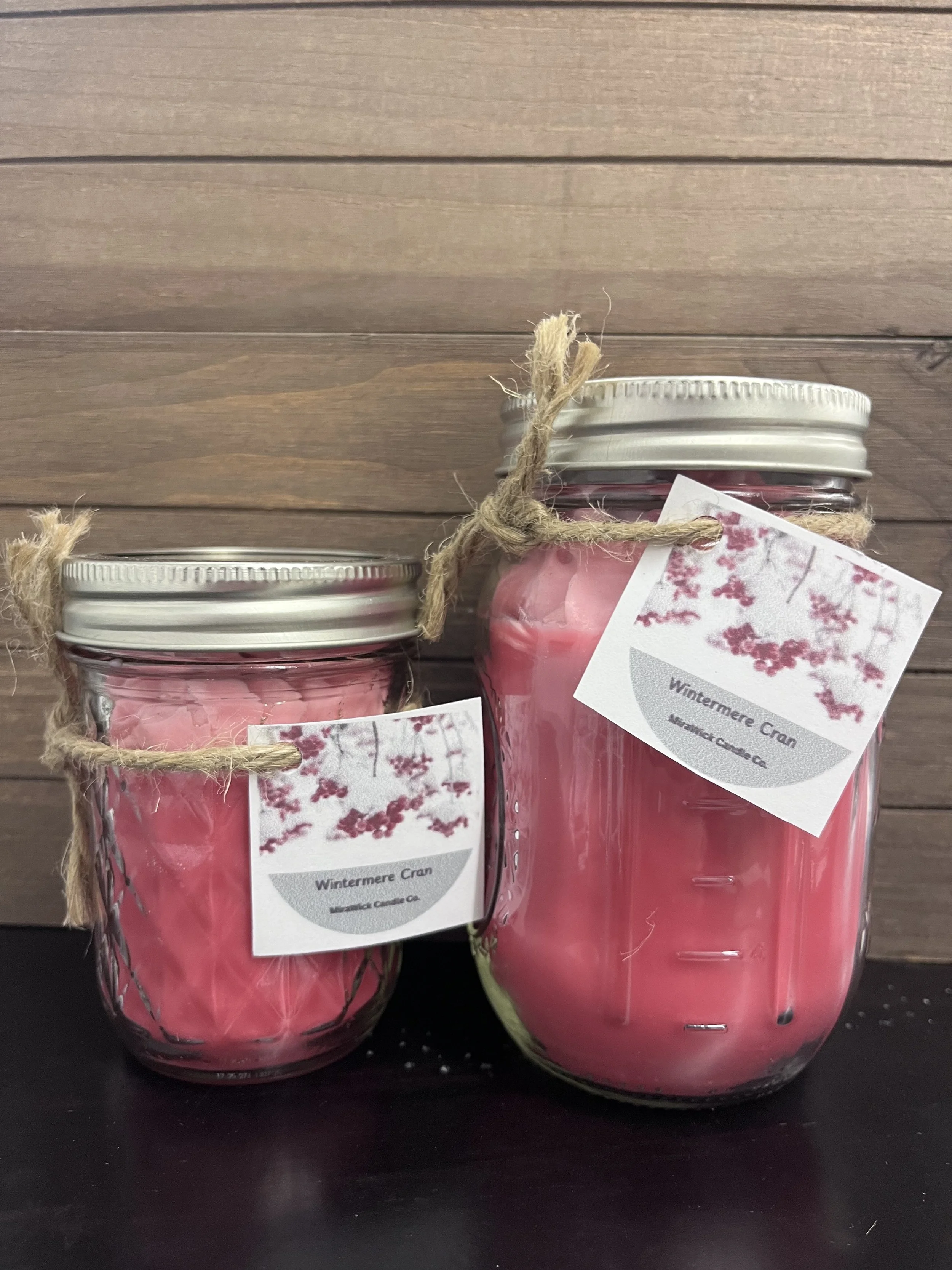 Old Branded Candles W/ Whip