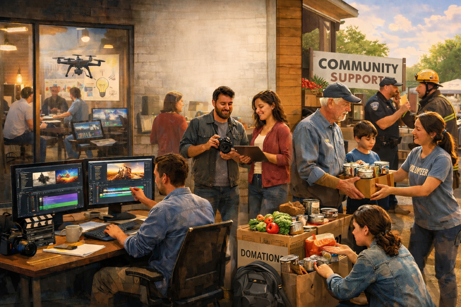 Content Creation with AI for Adams Multimedia