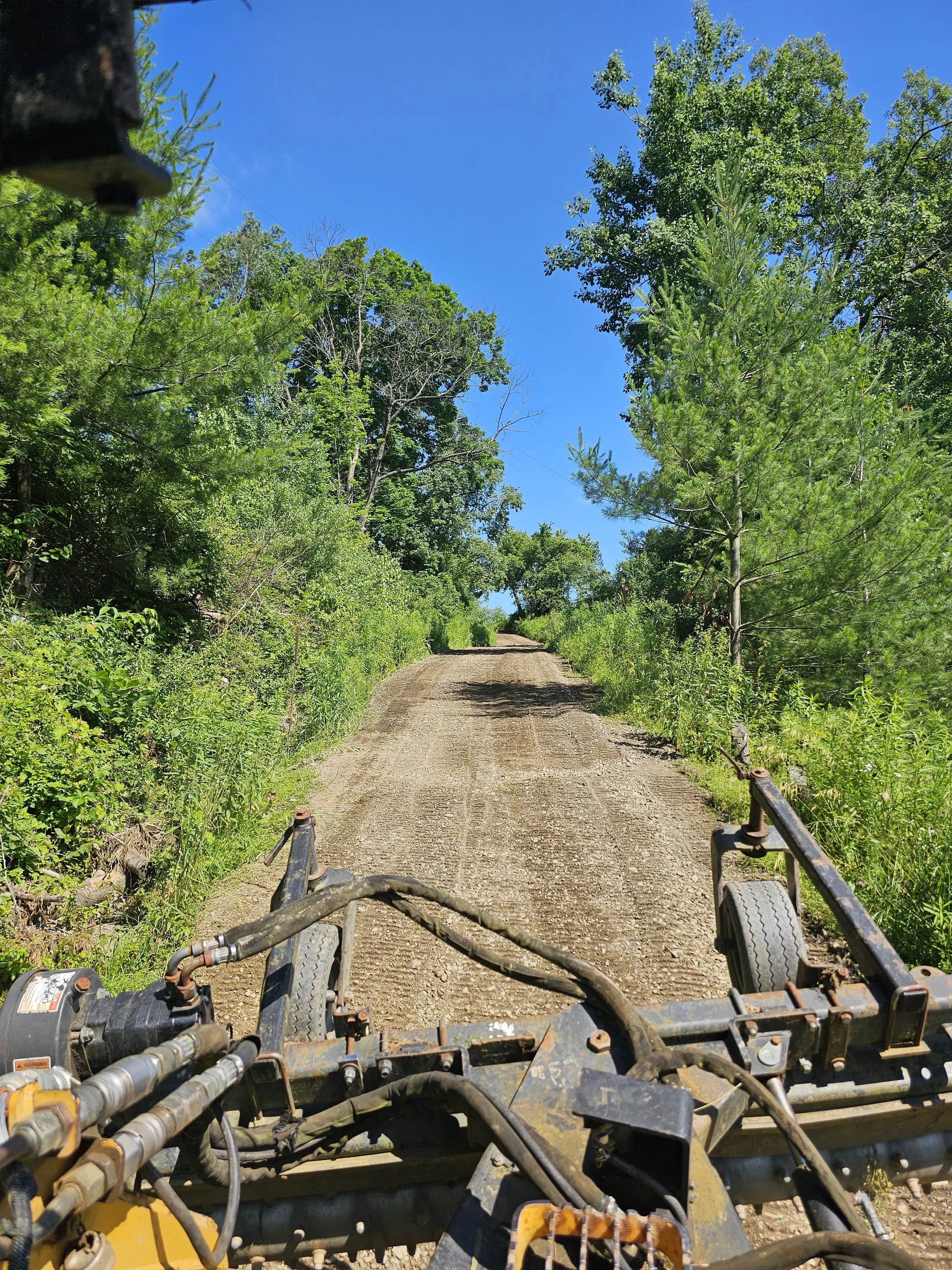 Harley Rake Driveway After