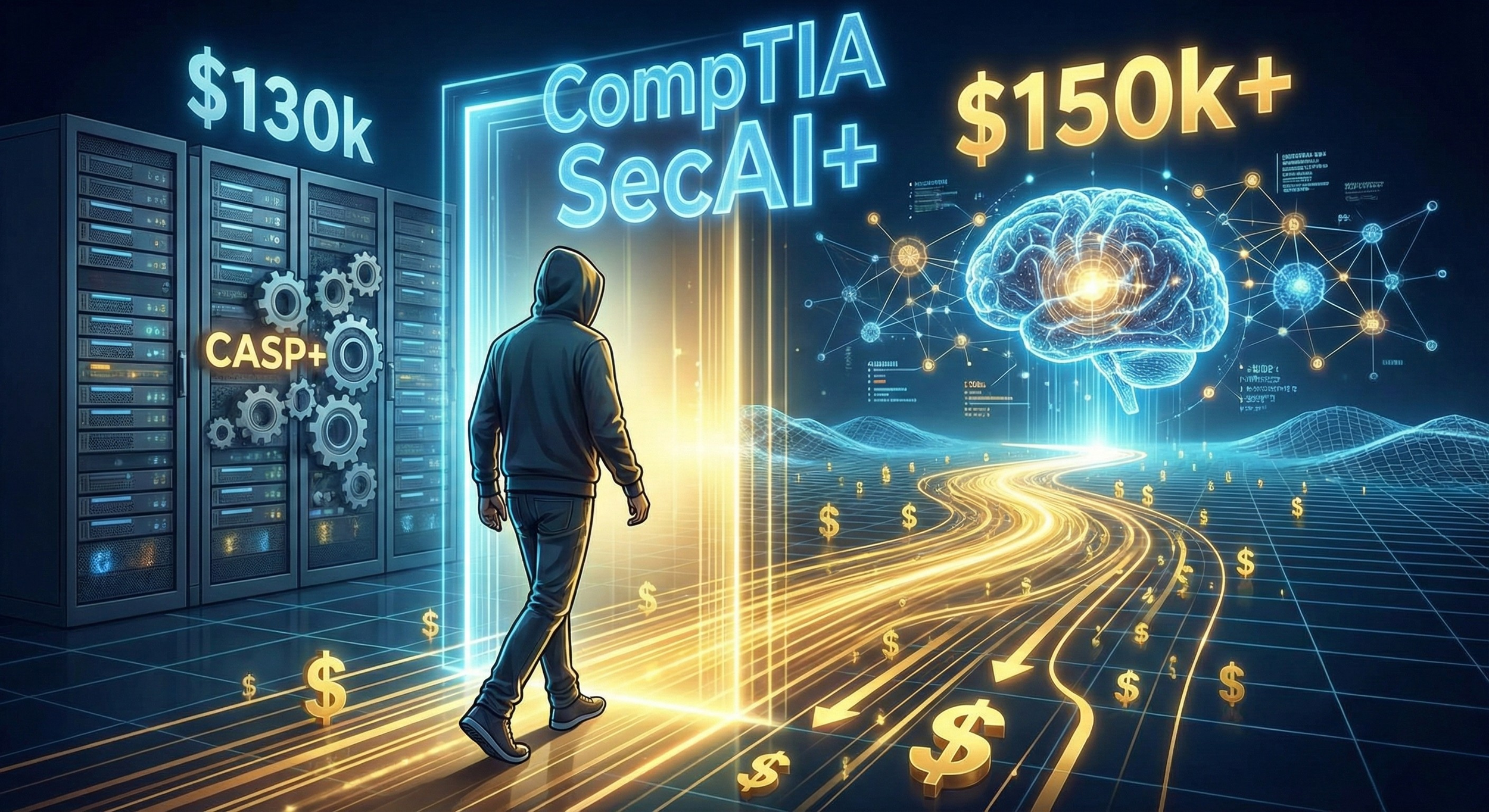 The New Gold Rush: Why SecAI+ is your ticket to the $150k+ Club

