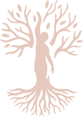Image of a tree that symbolises a person being grounded and growing.