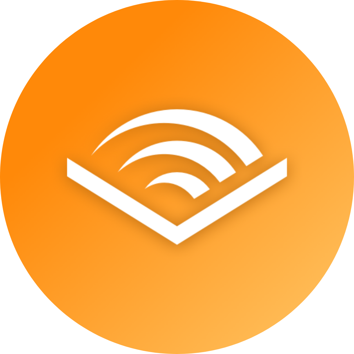 Wi-Fi symbol on an orange background.
