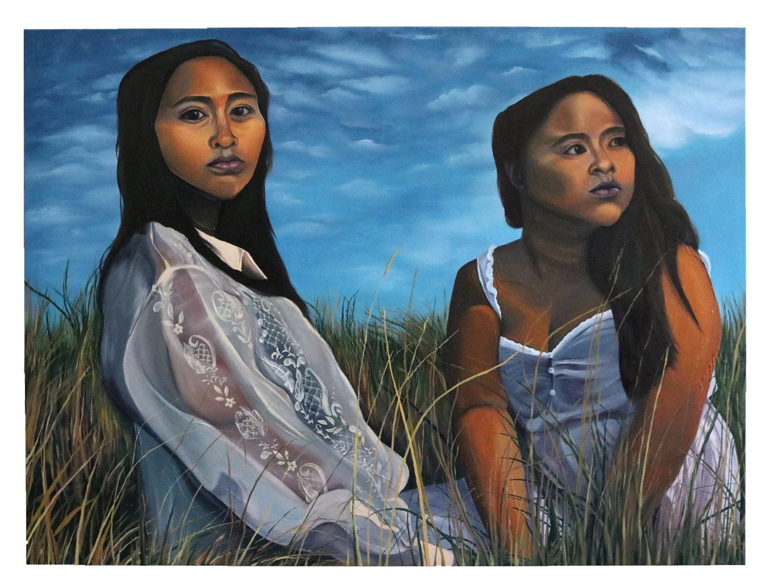 Filipino-American, 36 x 48 in, oil on canvas, 2019