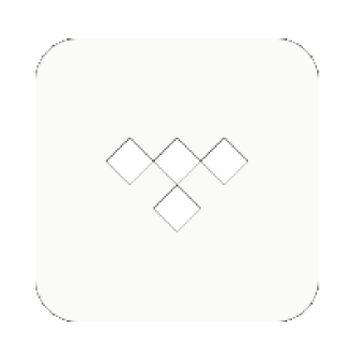A black and white logo with five black diamonds arranged in a pattern, forming a stylized 'W' shape on a white rounded square background.