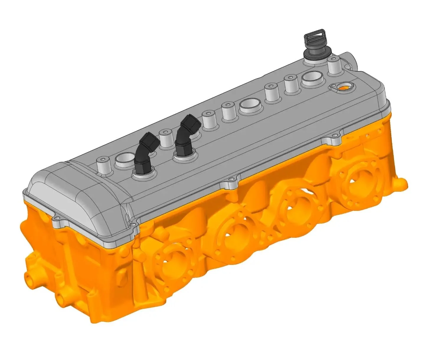 New things happening for the #Yamaha #gp1800 #SVHO guys.  The client has had this #billet cam cover machined and is at the tail end of prototyping.  Next up is a second version with mechanical fuel pump drive.

800 horse power on a #jetski seems like