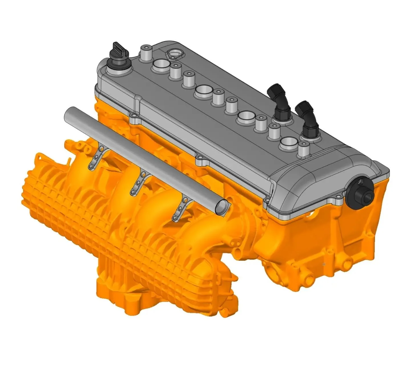 More things happening for the #Yamaha #GP1800 #GP1800R #SVHO guys - this client's after market cam cover has been redesigned and now accommodates a mechanical fuel pump driven by the exhaust camshaft.