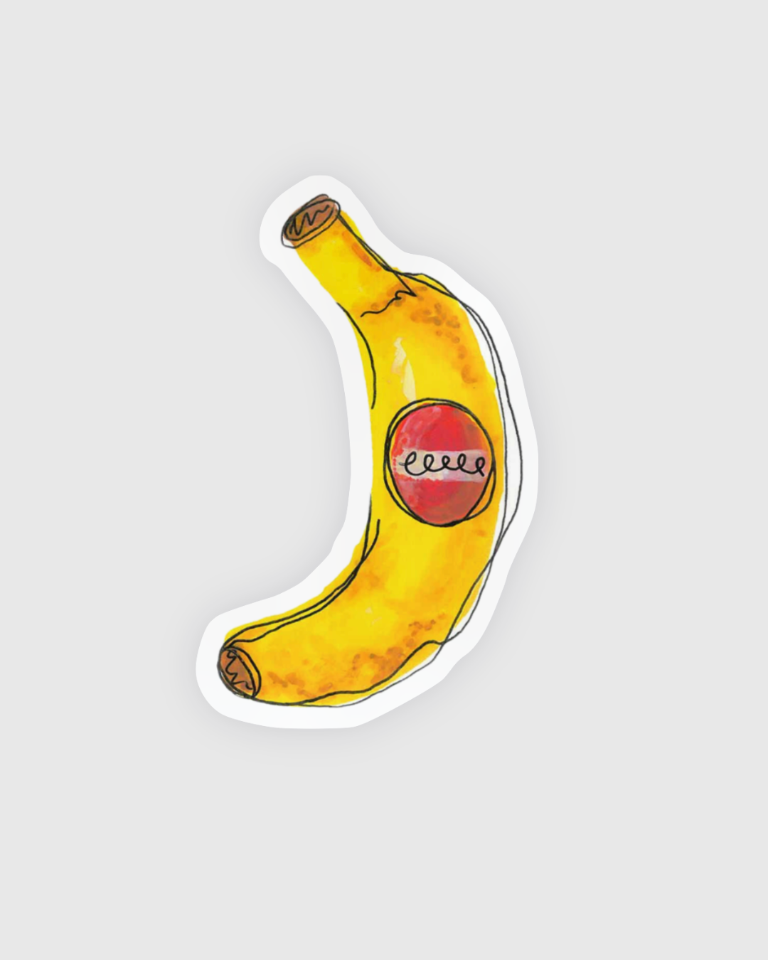 banana sticker