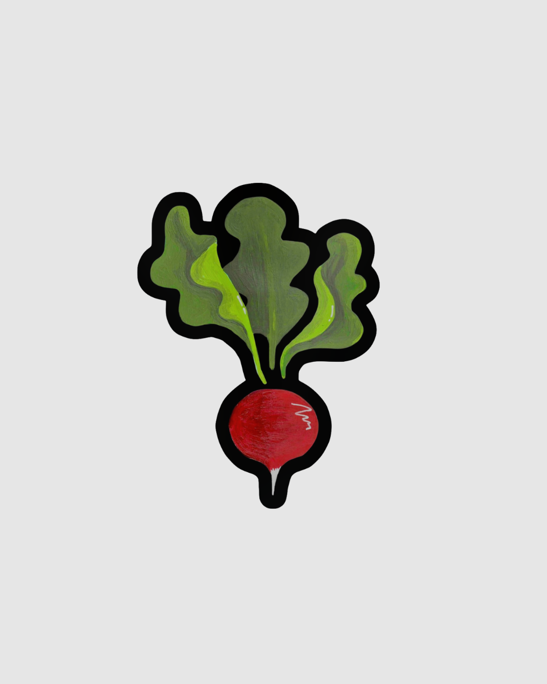 radish sticker