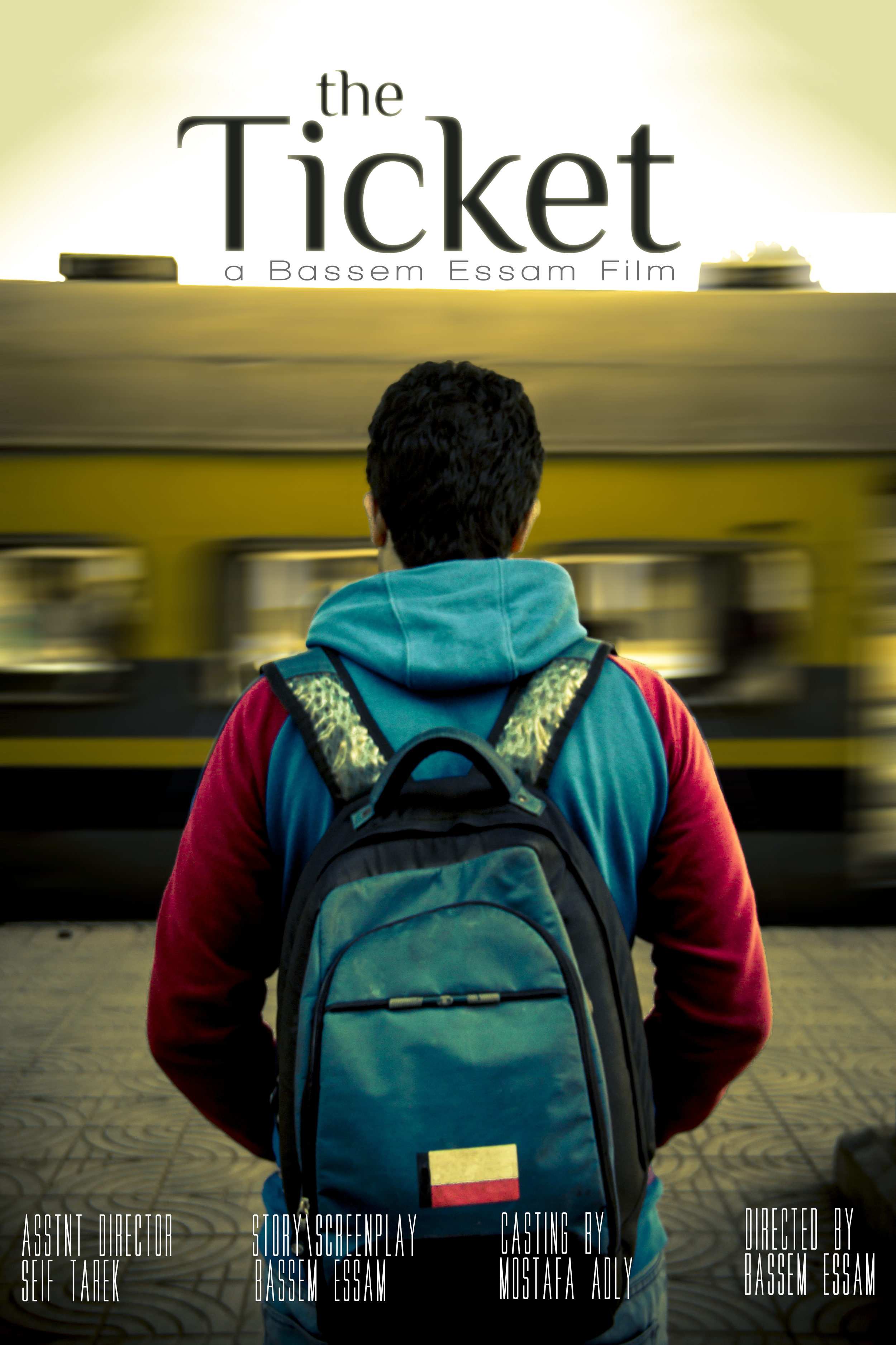 "The Ticket"- Film Poster Design by Basm Essam
