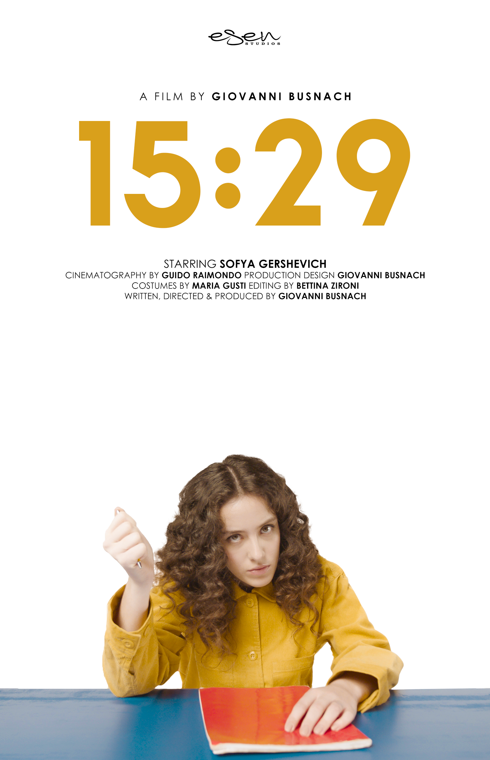 "15:29"- Film Poster Design by Basm Essam