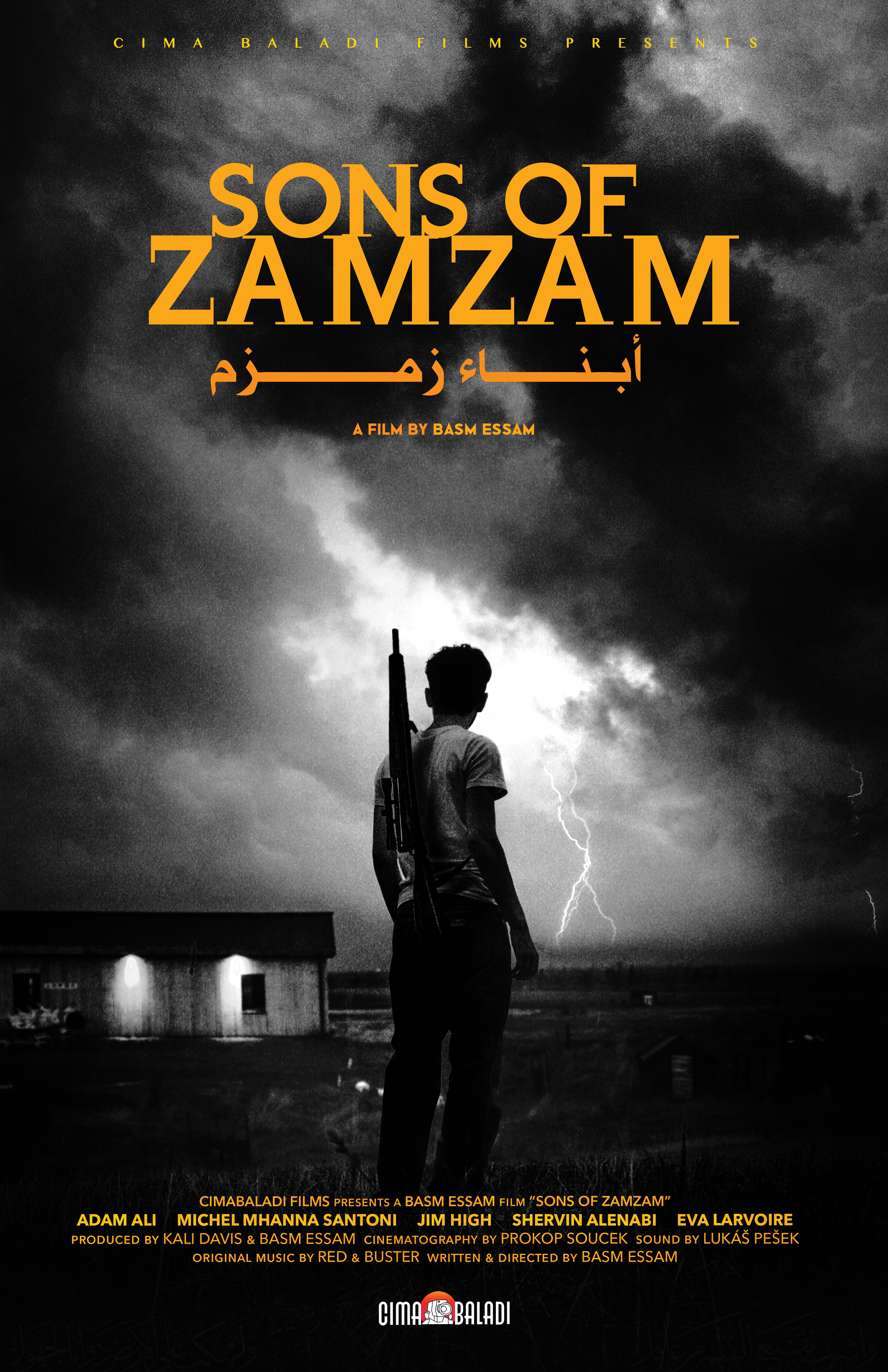 "Sons Of Zamzam" - Film Poster Design by Basm Essam