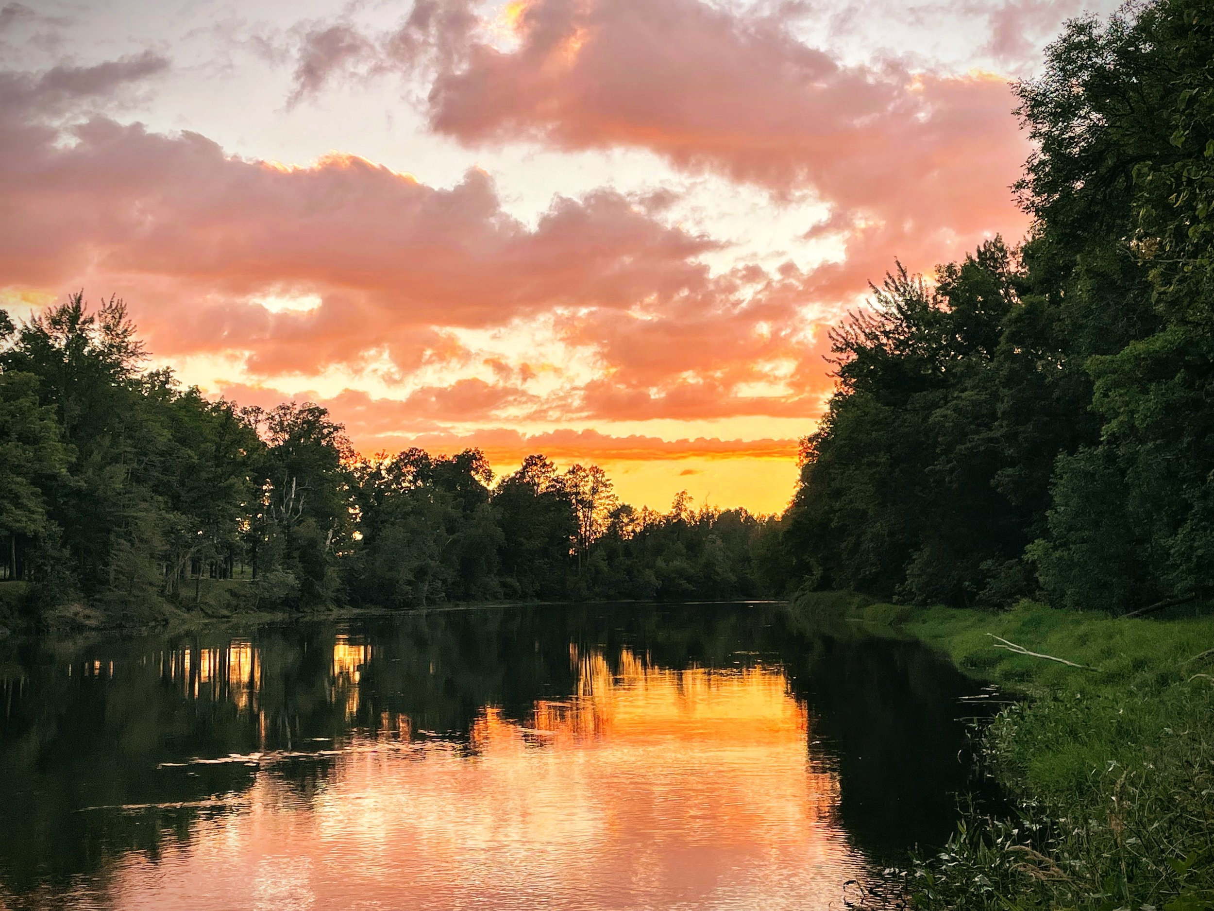 Sunset at Swimming Bear.