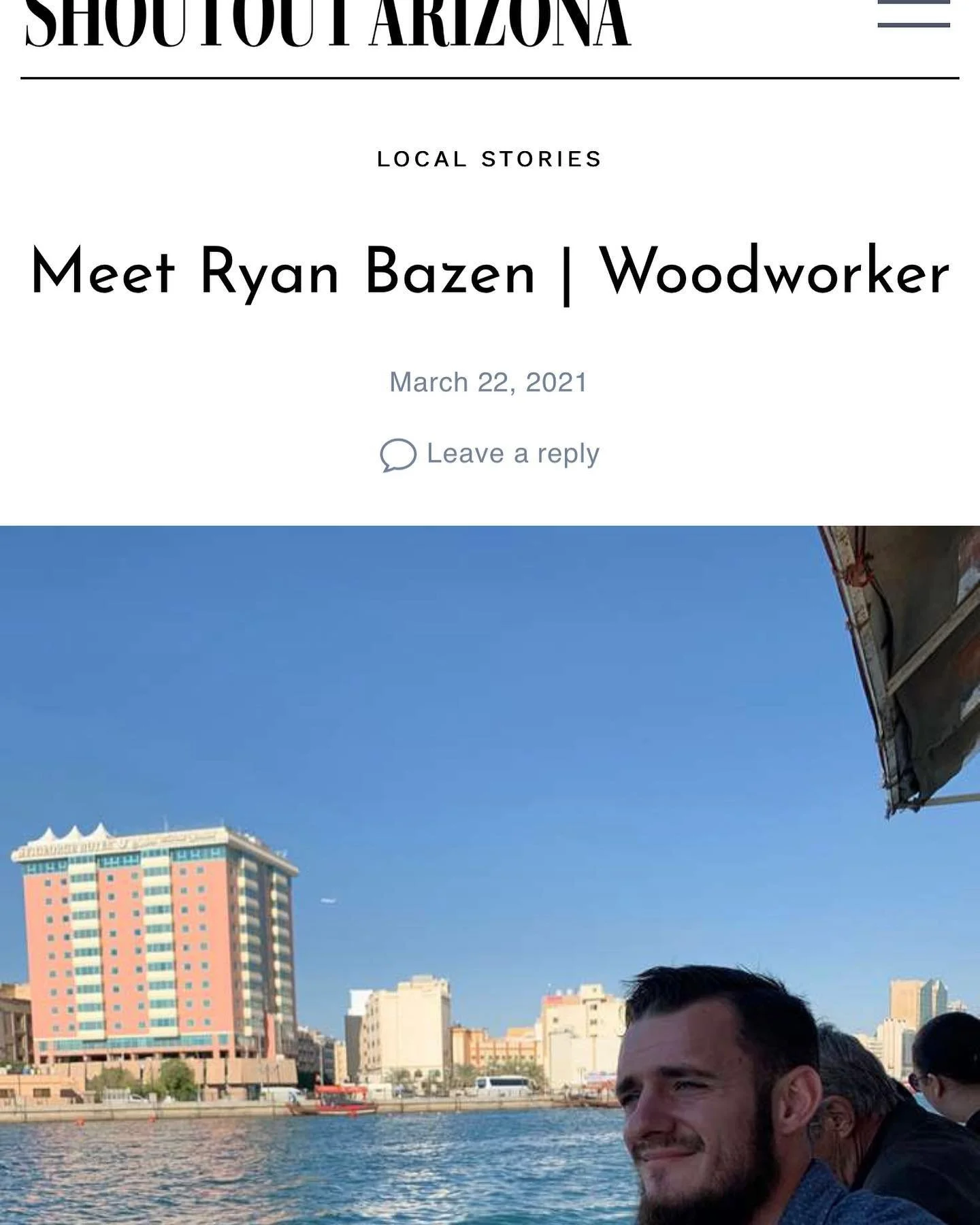 Thanks for featuring me!!
Here is the link if you want to check it out. 

https://shoutoutarizona.com/meet-ryan-bazen-woodworker/

#Fridayfeature #woodworker #thatsme #coolfacts #letsmakestuff #shoptime #finefurnishing #finewoodwork #cabinetry #cabin