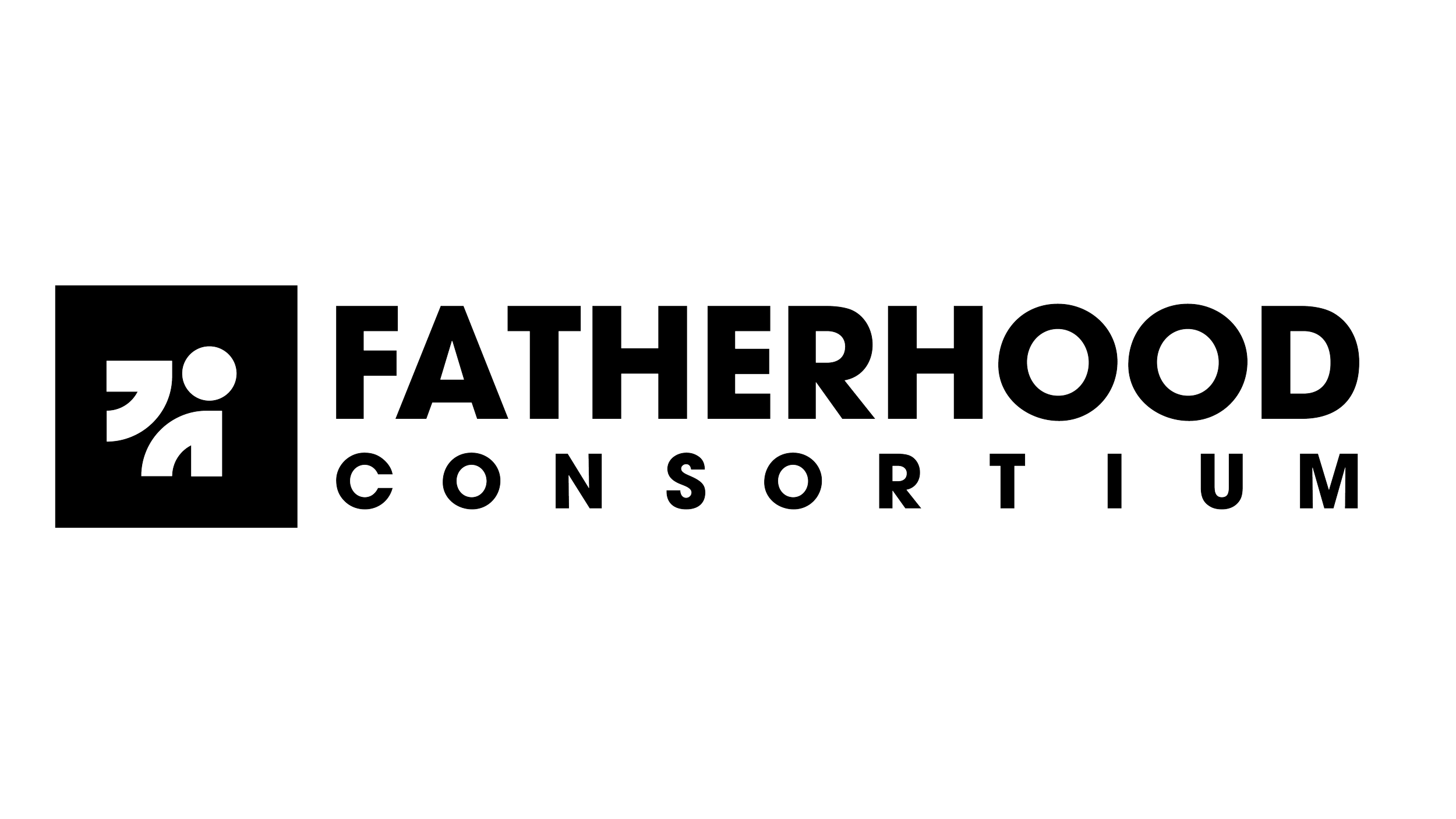 Logo of Fatherhood Conduit with an abstract icon of a father and child