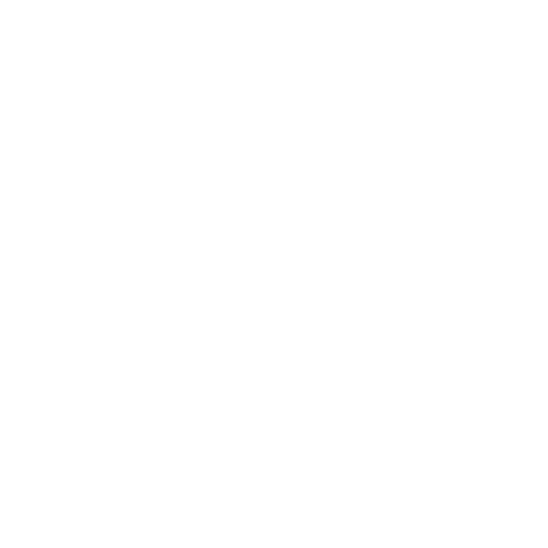 White shield with a check mark inside on a black background.