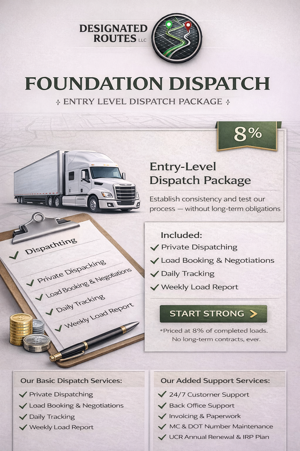 Foundation Dispatch – 8%
