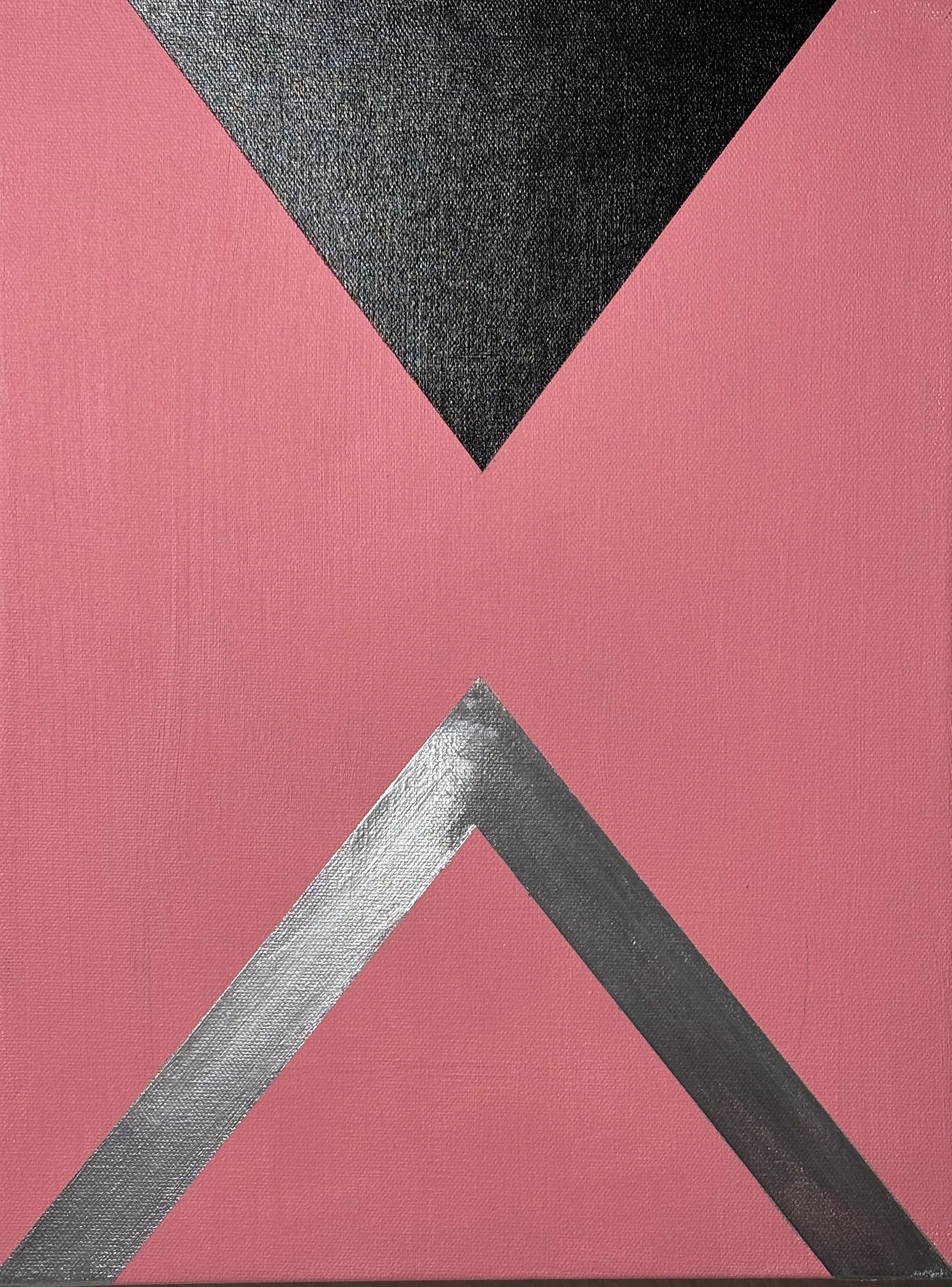 ‘Demon Hunter 4’, 2026, Acrylic on canvas, 12x16 in.
