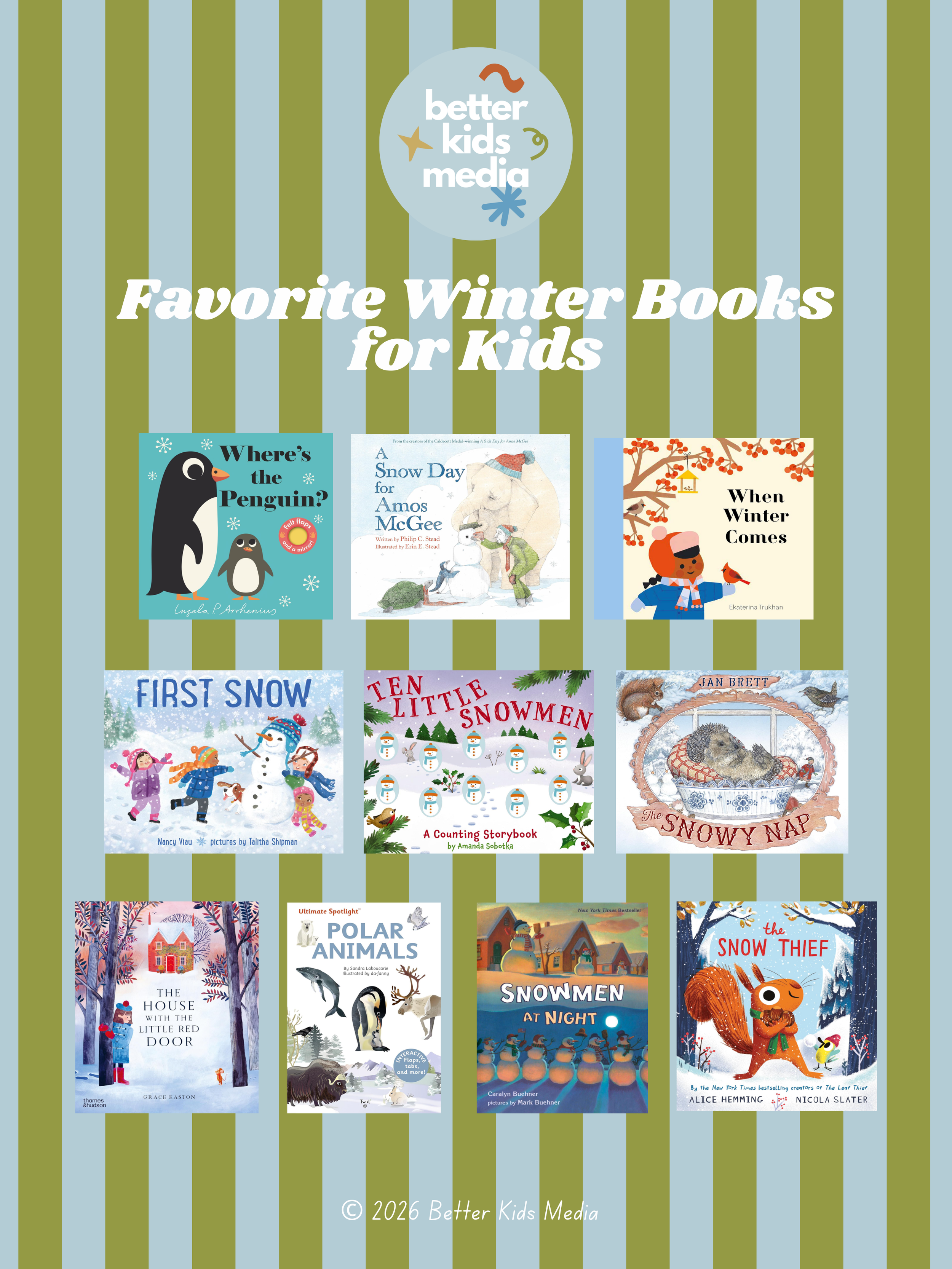 Favorite winter books for babies, favorite winter books for toddlers, favorite winter books for preschoolers, favorite winter books for kids
