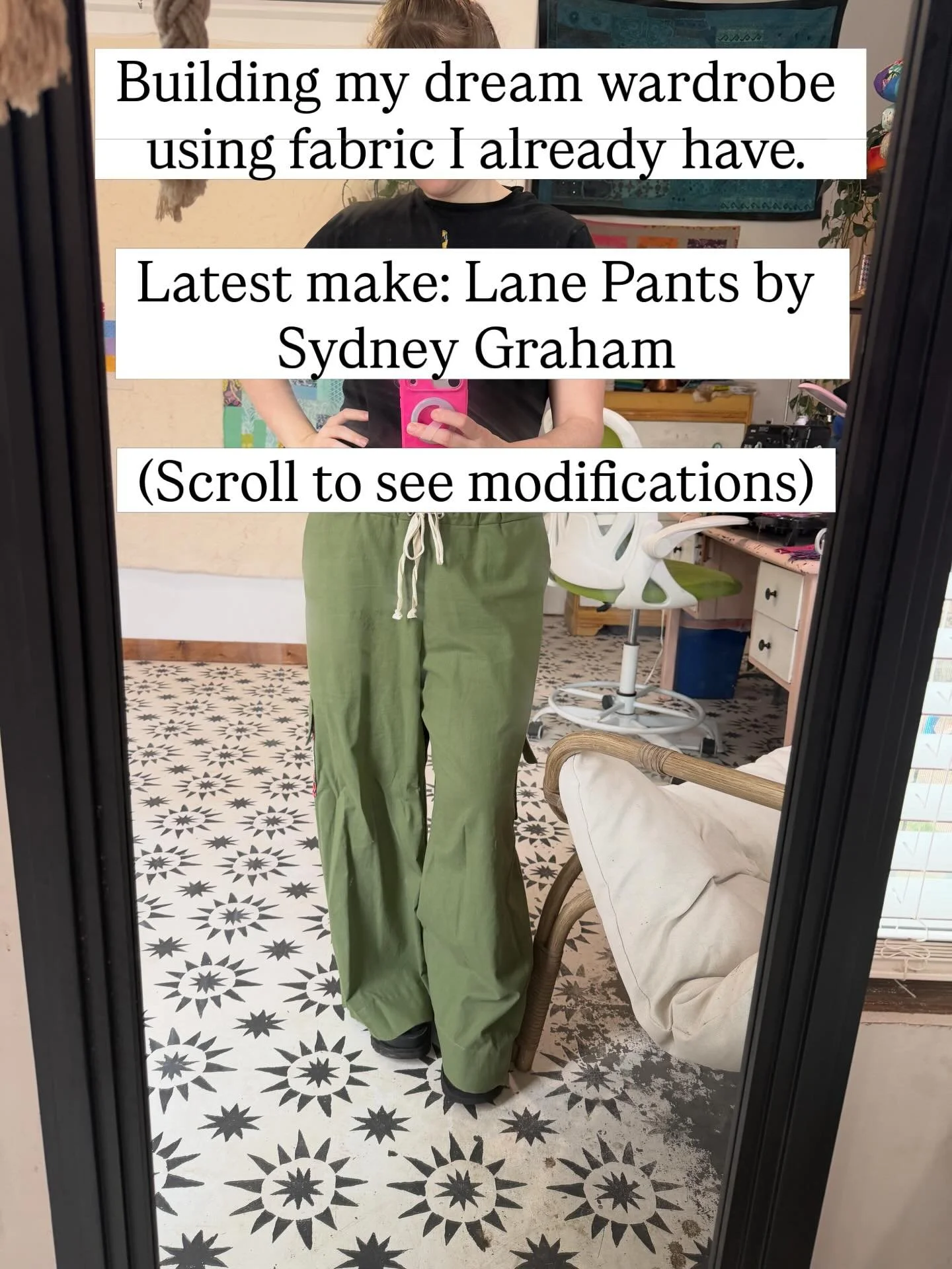 BRB, doing all the yoga and dance parties and naps in these pants, because they&rsquo;re literally perfect.
 
Pattern by @hisydgraham 
Fabric is organic yarn dye by @cloud9fabrics 
Sewing machine and serger are both @janomeamerica 
 
 Up next, taking