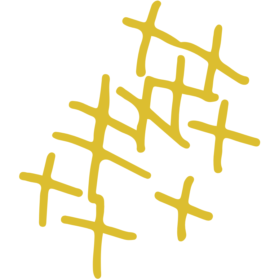 Stylized abstract graphic with interconnected yellow lines on a black background | Amy Wilder Studio - Brand Strategist + Web Design