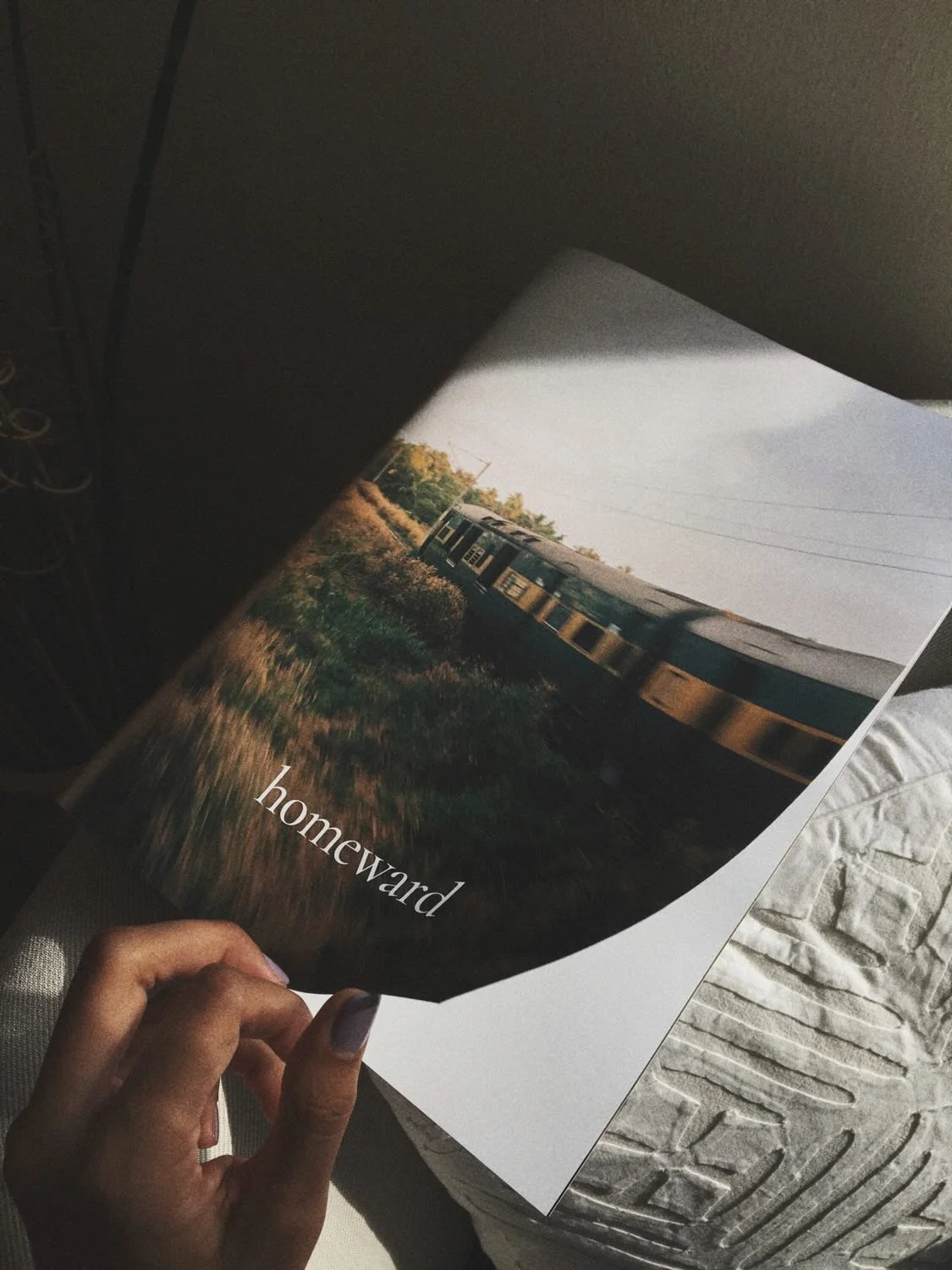 A copy of Homeward, photo by Shama Nair