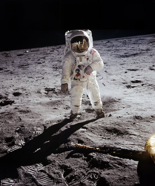 Buzz Aldrin, photo by Neil Armstrong